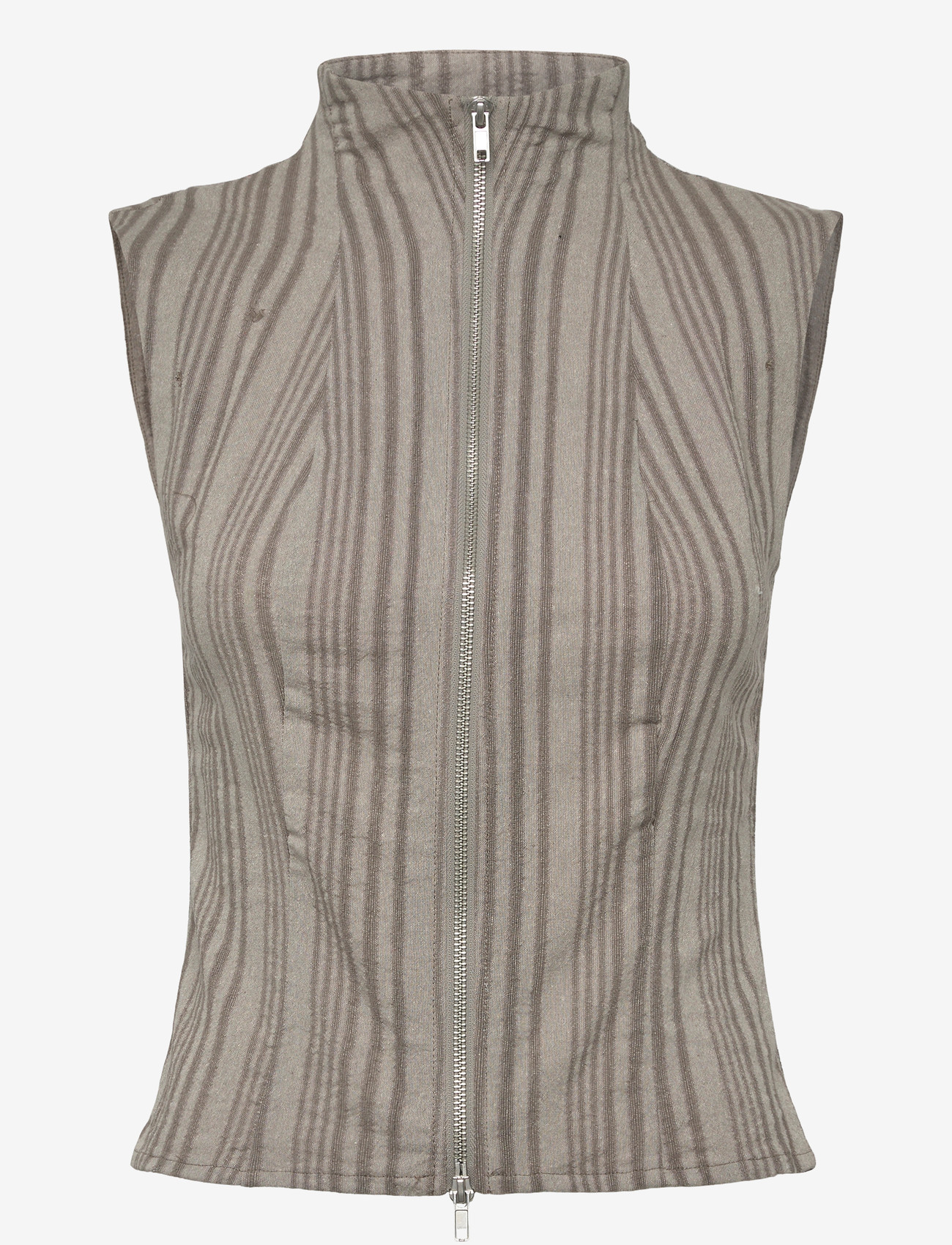 Weekday - Emy Top - topid ja varrukateta alussärgid - mid grey - 0