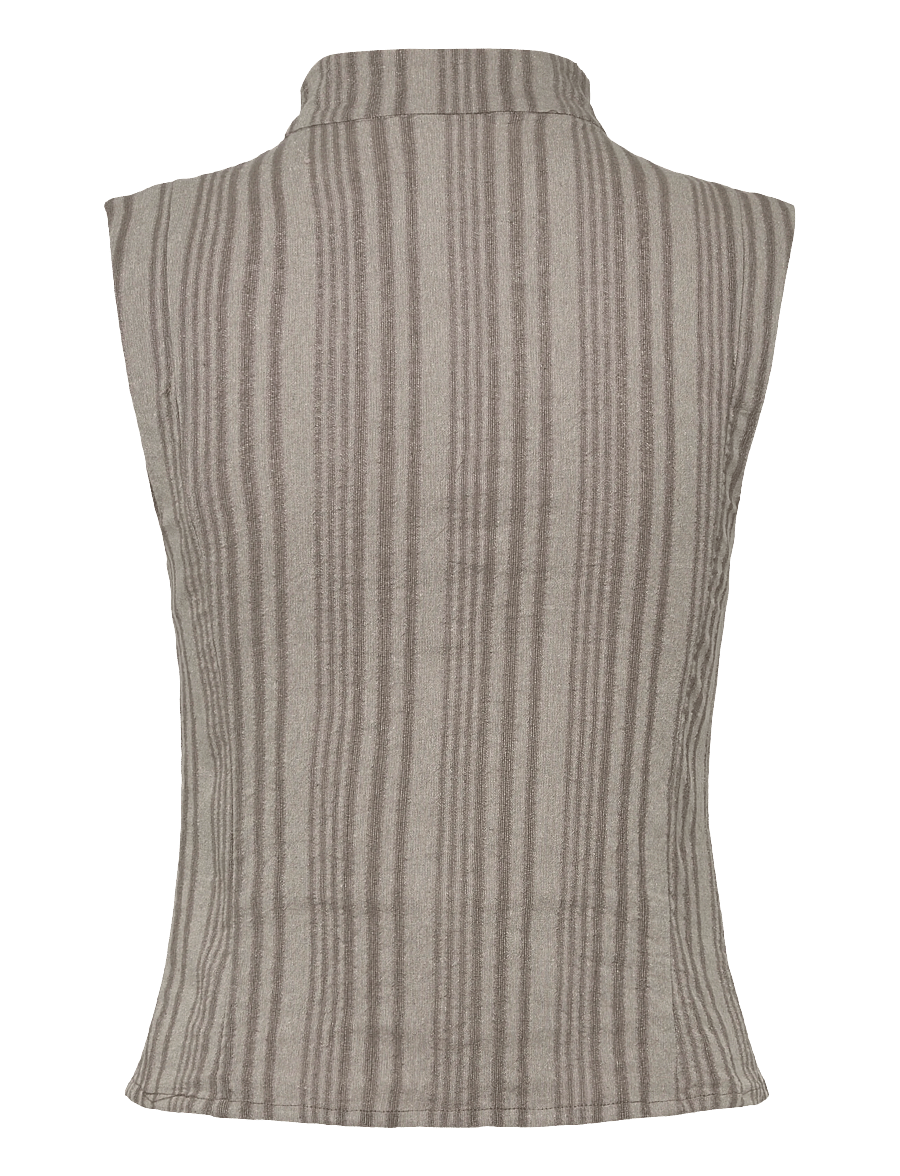 Weekday - Emy Top - sleeveless tops - mid grey - 1