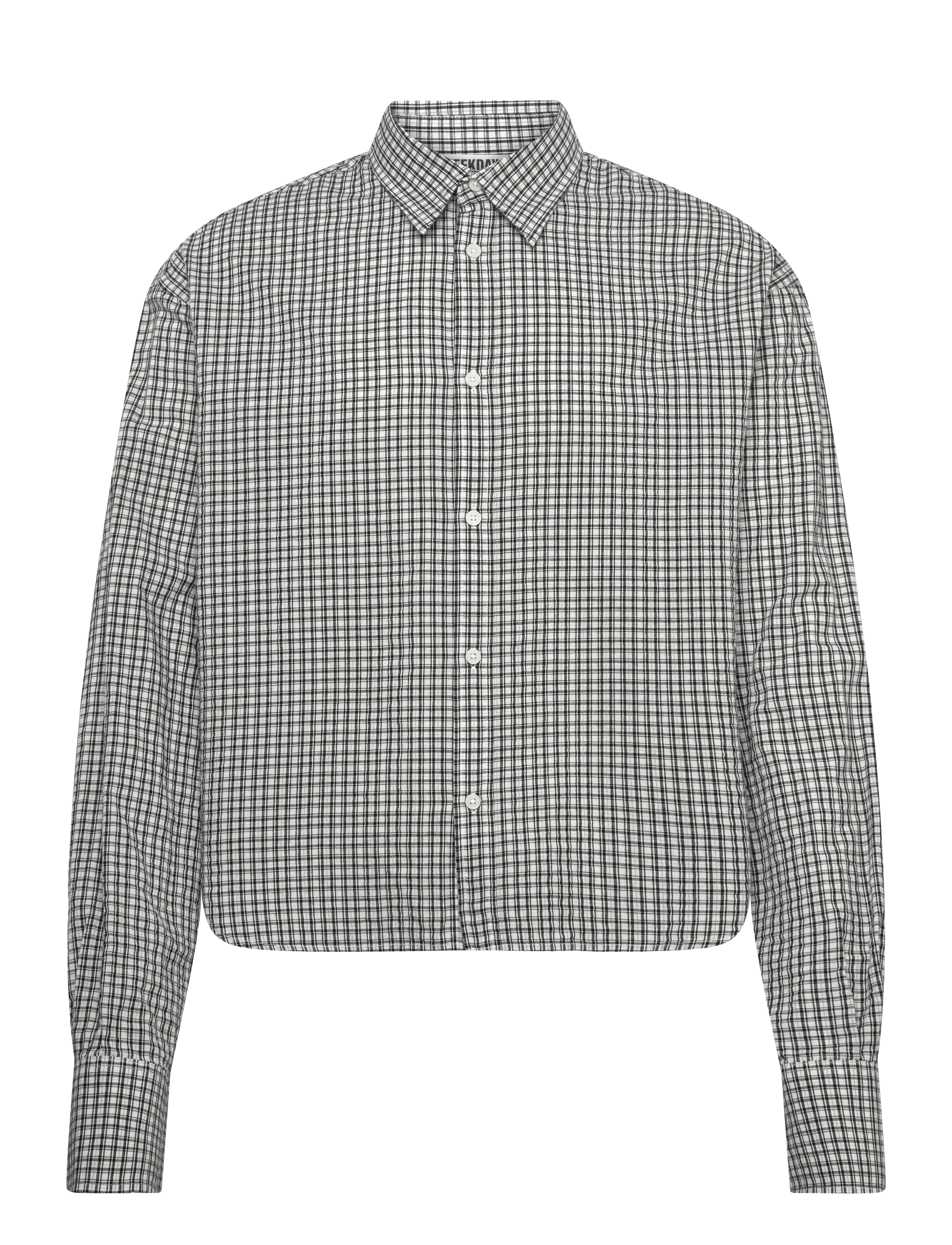 Weekday Loose Cotton Shirt, S, Shirts, Weiß - Casual Männerswear