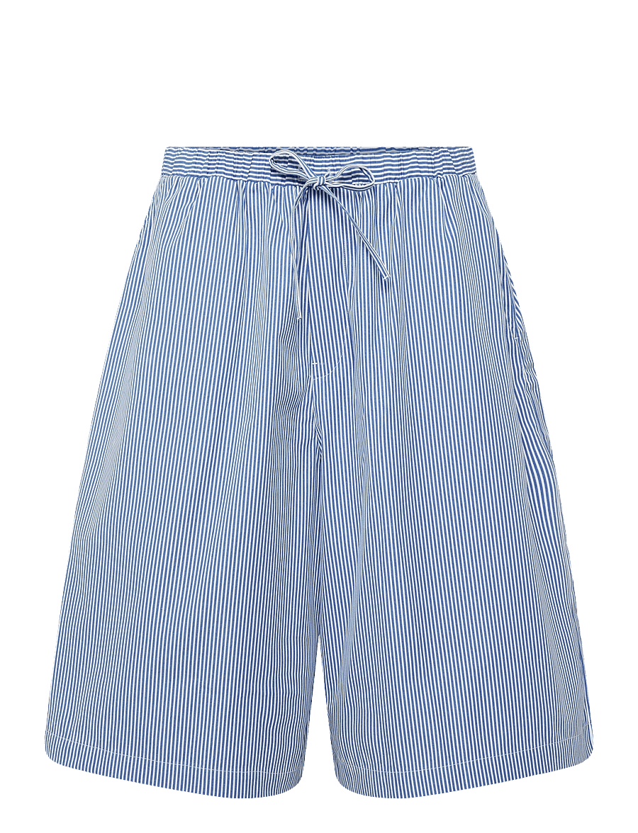 Weekday - Drawstring Shorts - freizeitshorts - white/blue stripe - 1