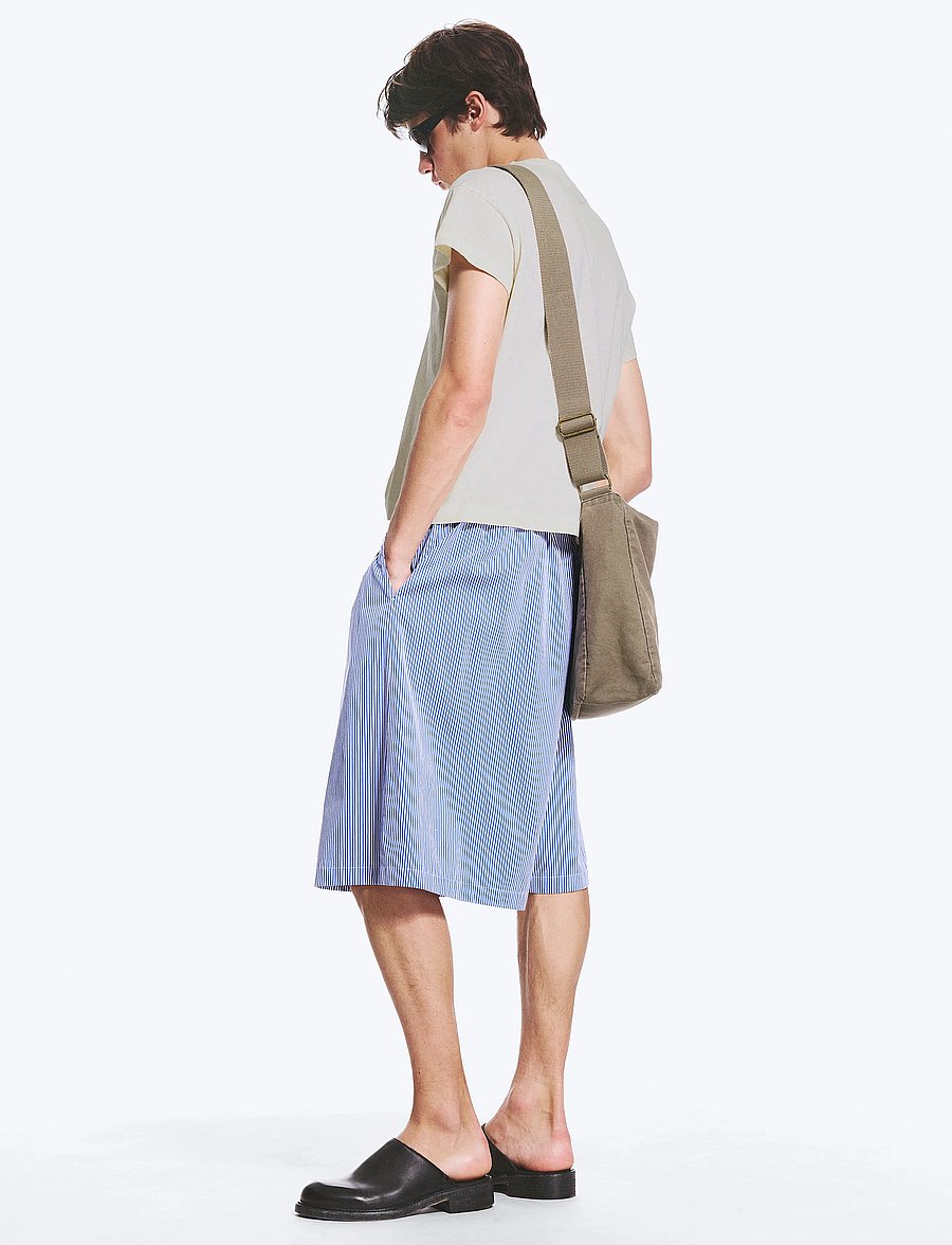Weekday - Drawstring Shorts - freizeitshorts - white/blue stripe - 3