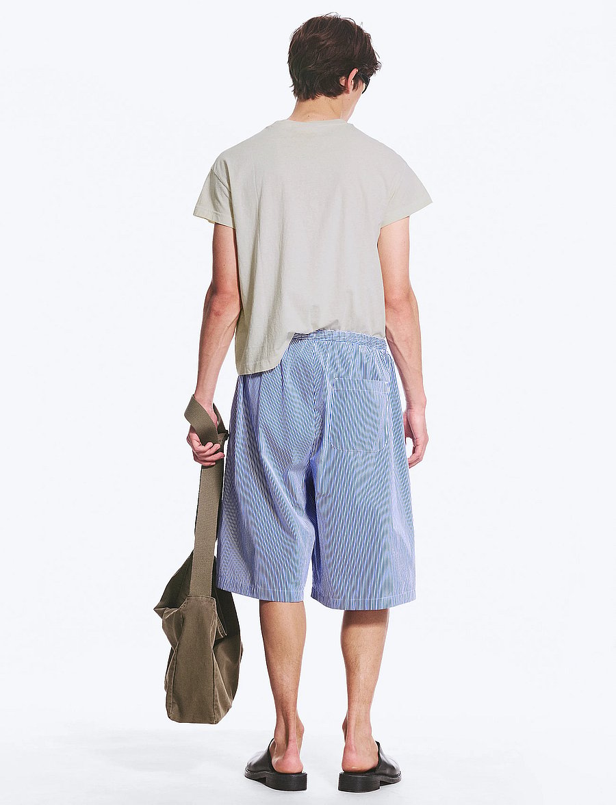 Weekday - Drawstring Shorts - freizeitshorts - white/blue stripe - 4