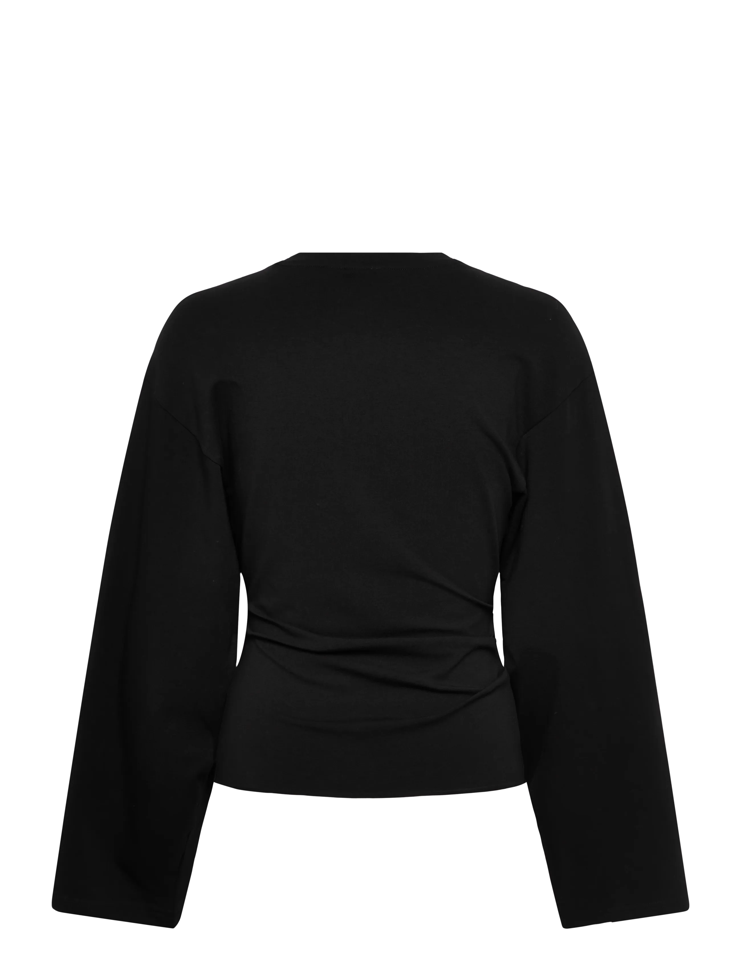 Ruched Long-Sleeved T-Shirt 2