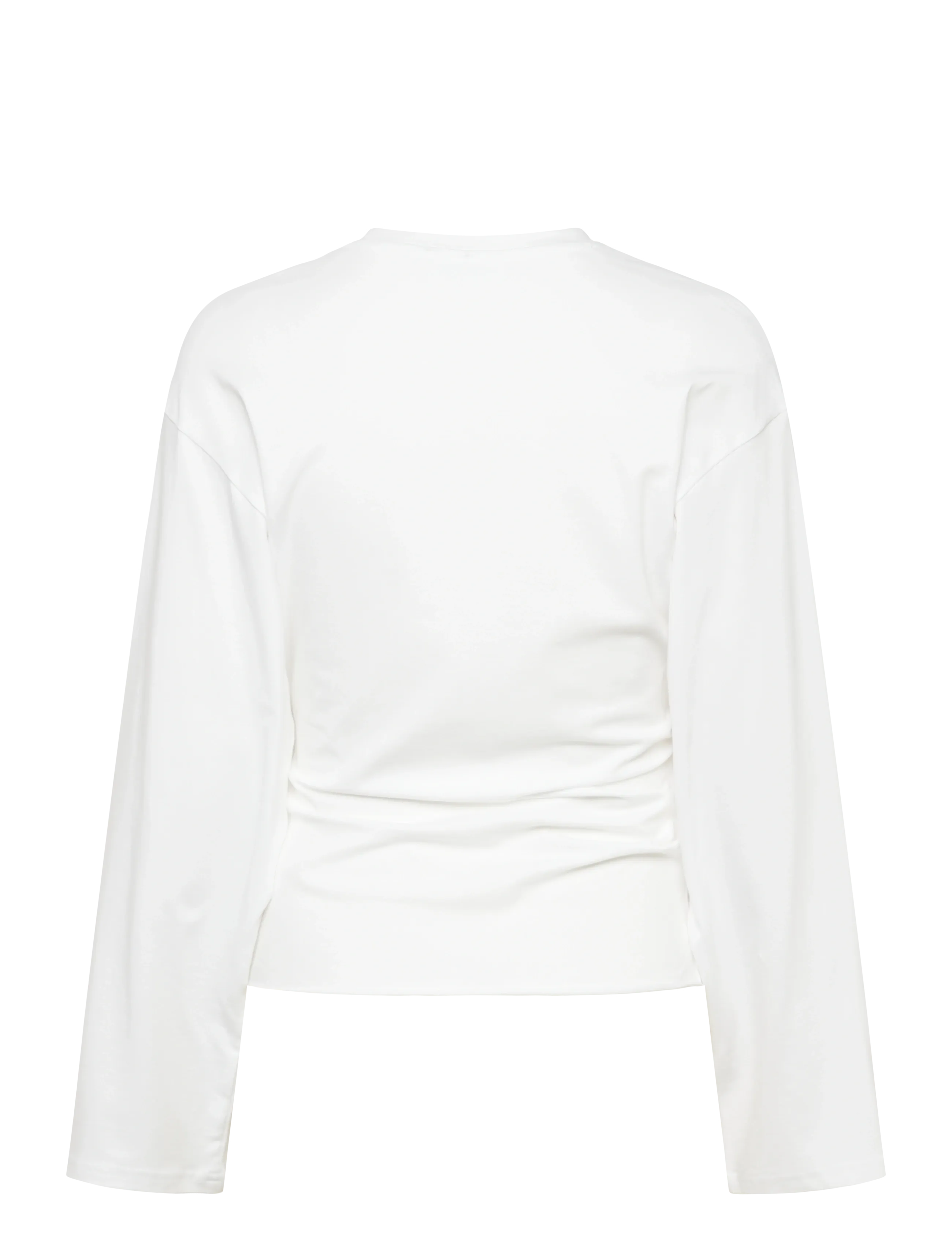 Ruched Long-Sleeved T-Shirt 2