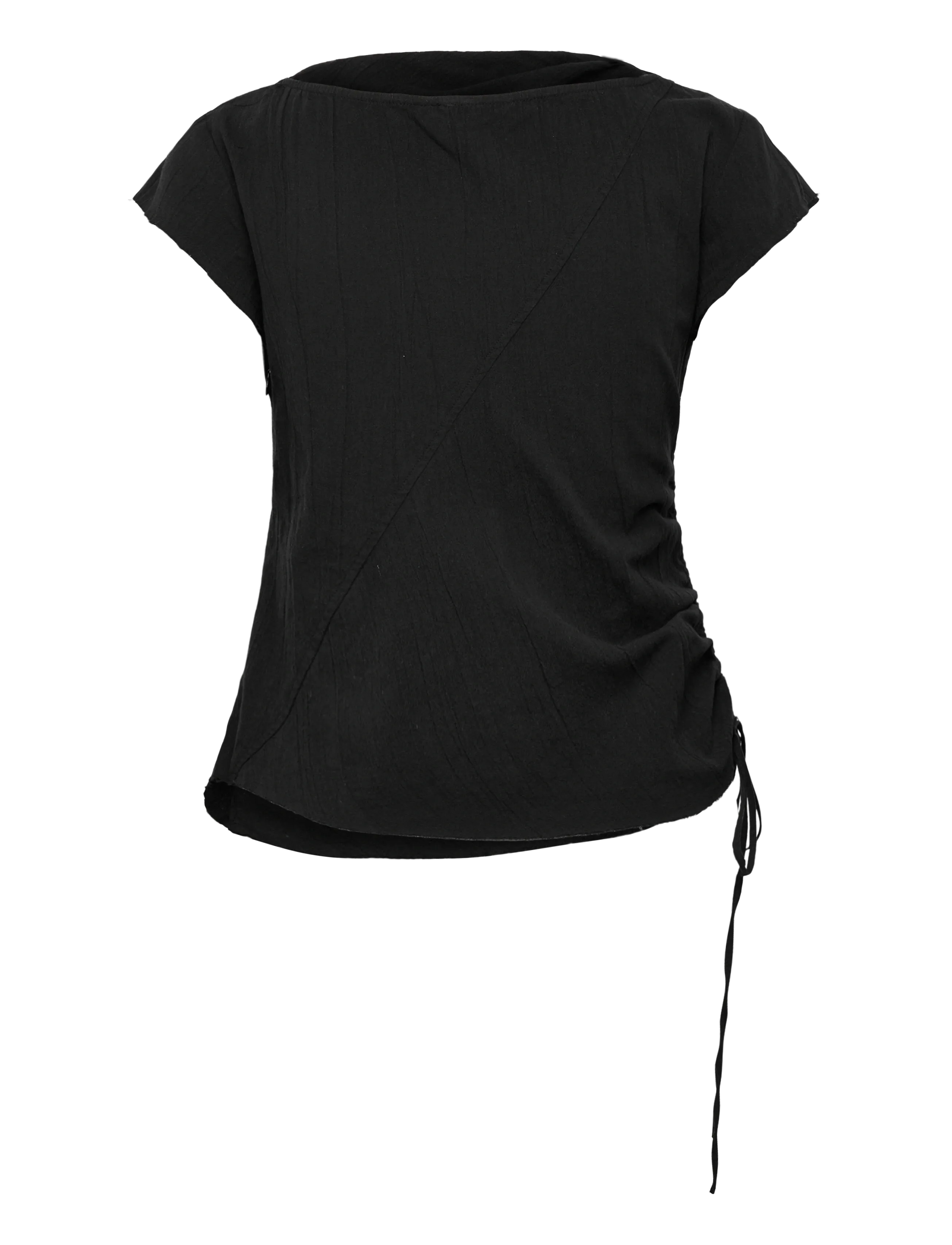 Weekday - Fitted Shirt Top - black - 1