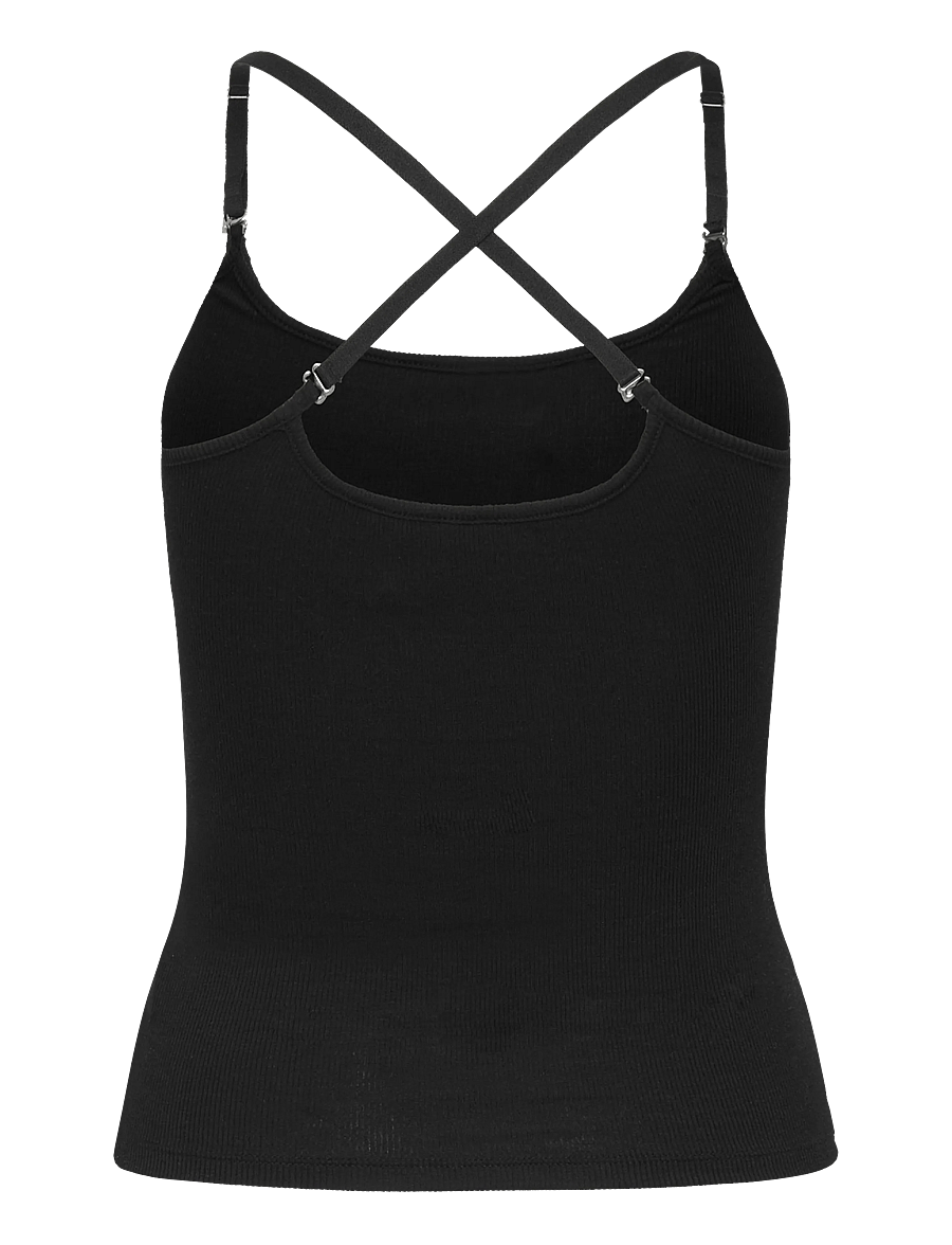 Weekday - Tank Top - varrukateta topid - black - 2