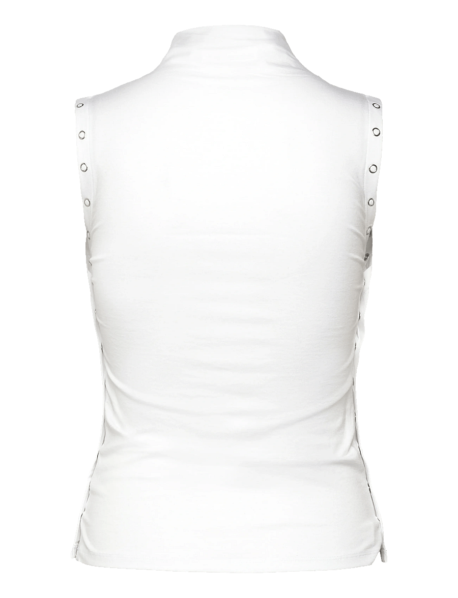 Weekday - Mockneck Top - Ärmellose tops - white - 3
