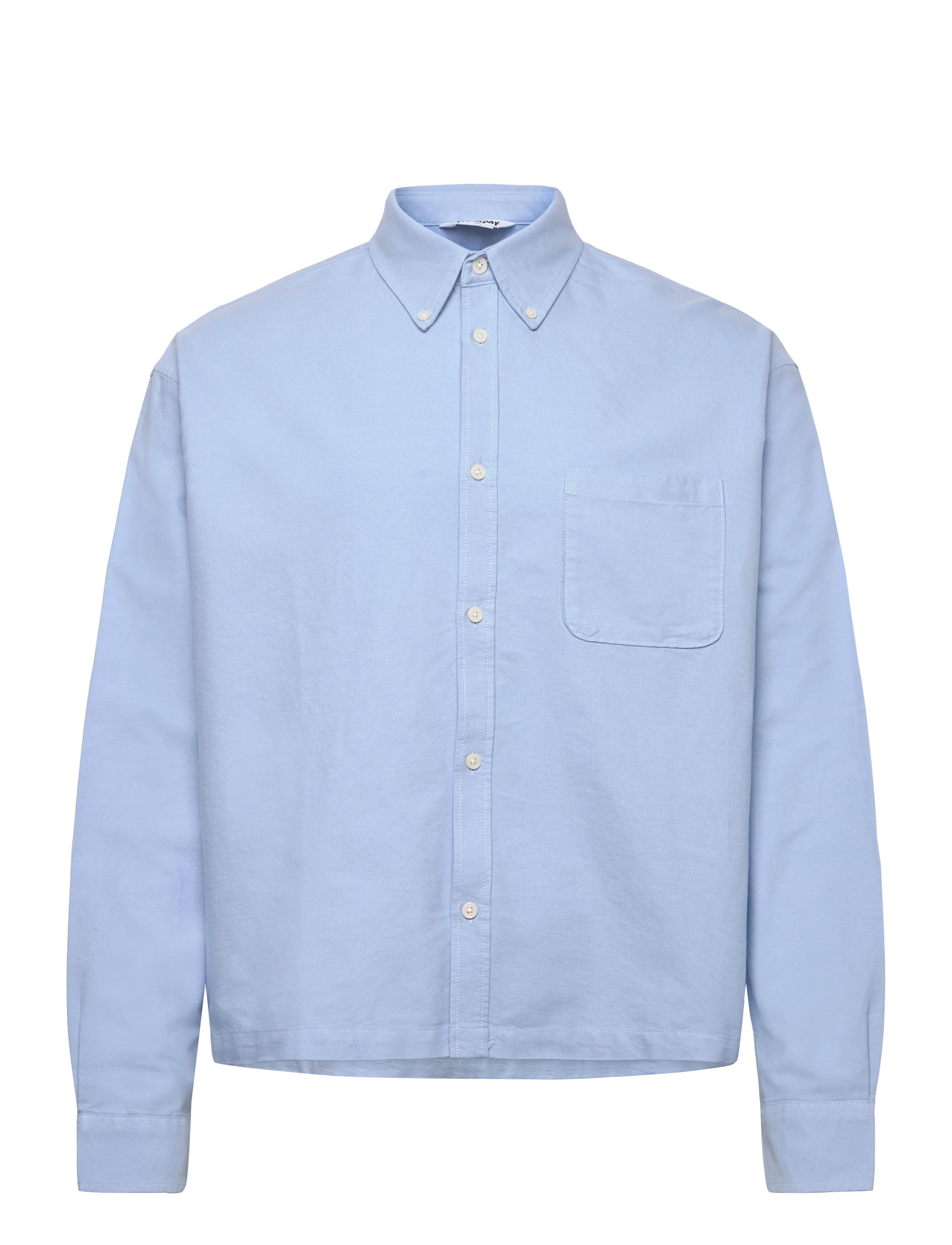 Weekday Oxford Boxy Shirt - Skjortor - WASHED BLUE OXFORD / blue