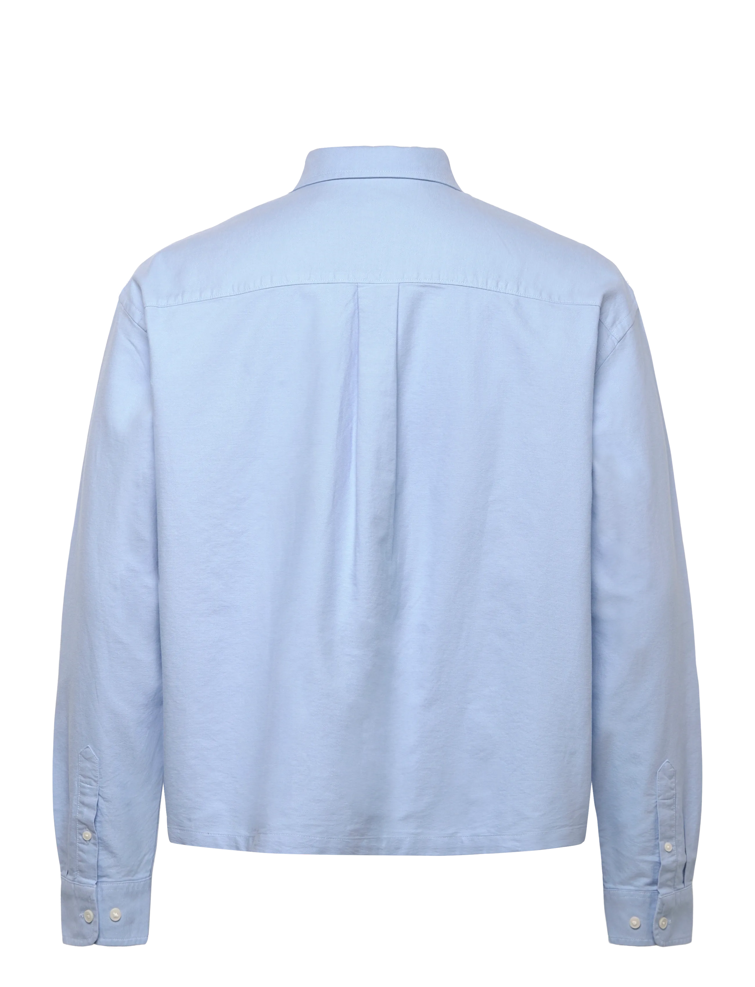 Weekday - Oxford Boxy Shirt - oxfordi särgid - washed blue oxford - 1