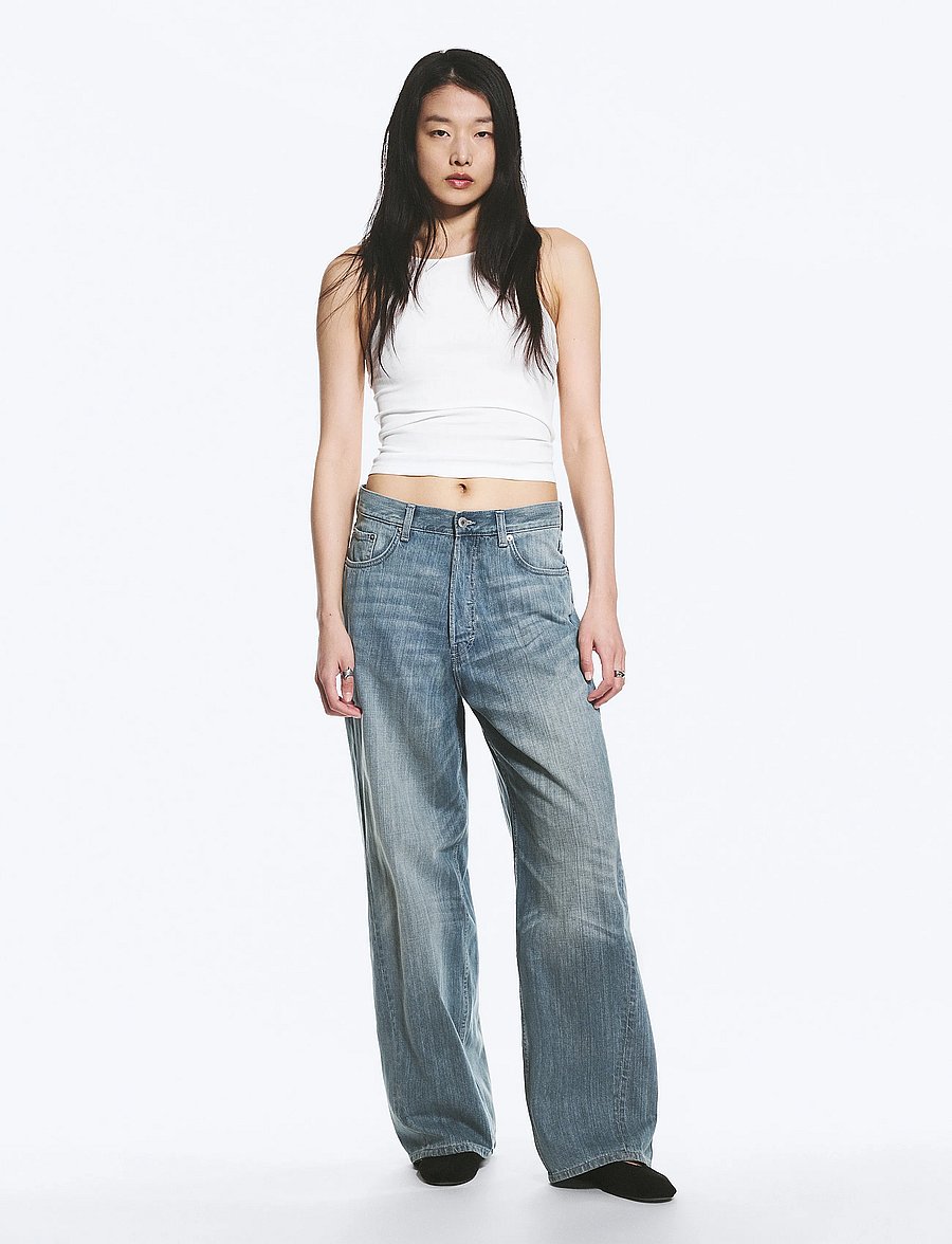 Weekday - Astro Twist Jeans - loose jeans - gloria blue - 5