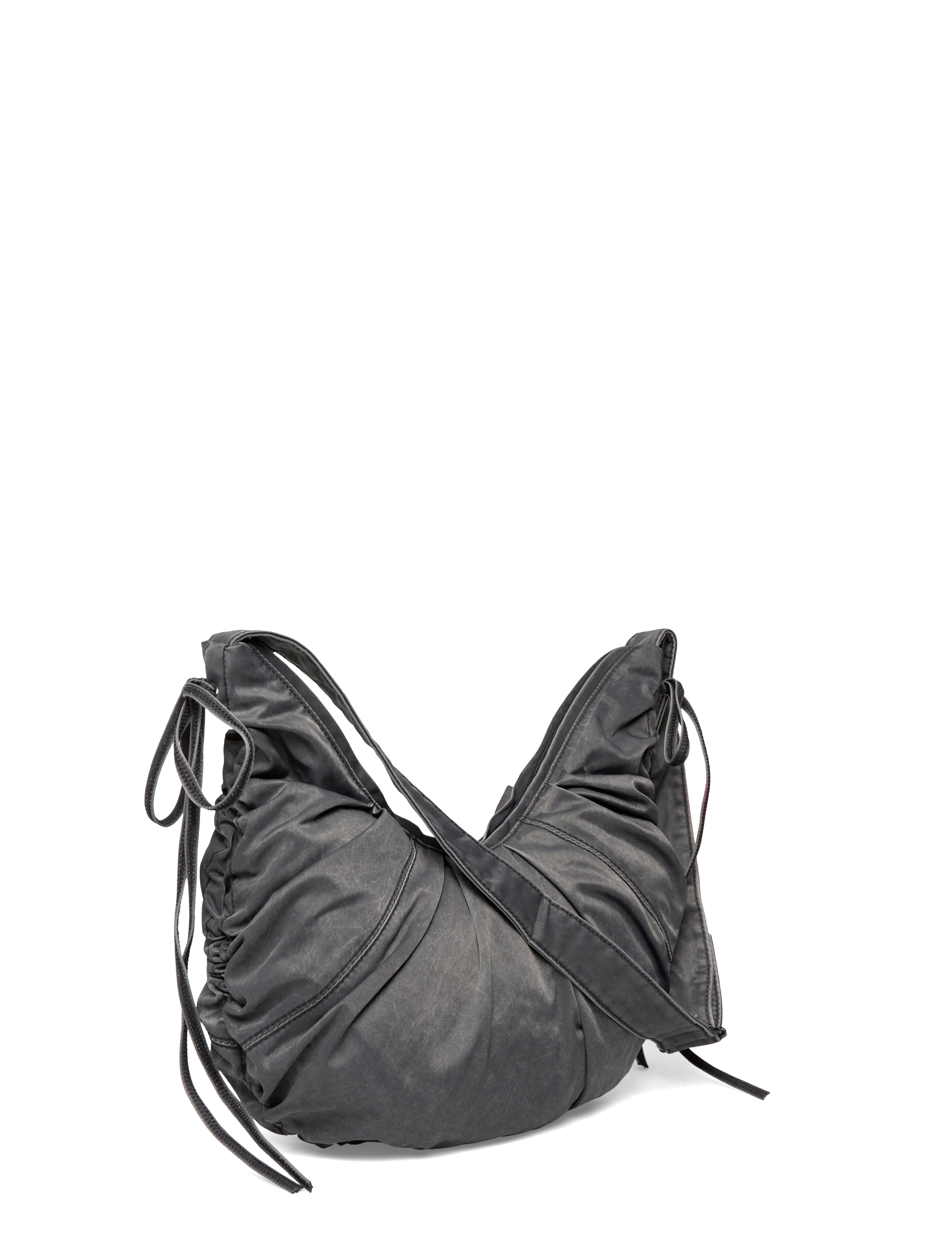 Weekday - Ruched Crossbody Bag - black dark - 2