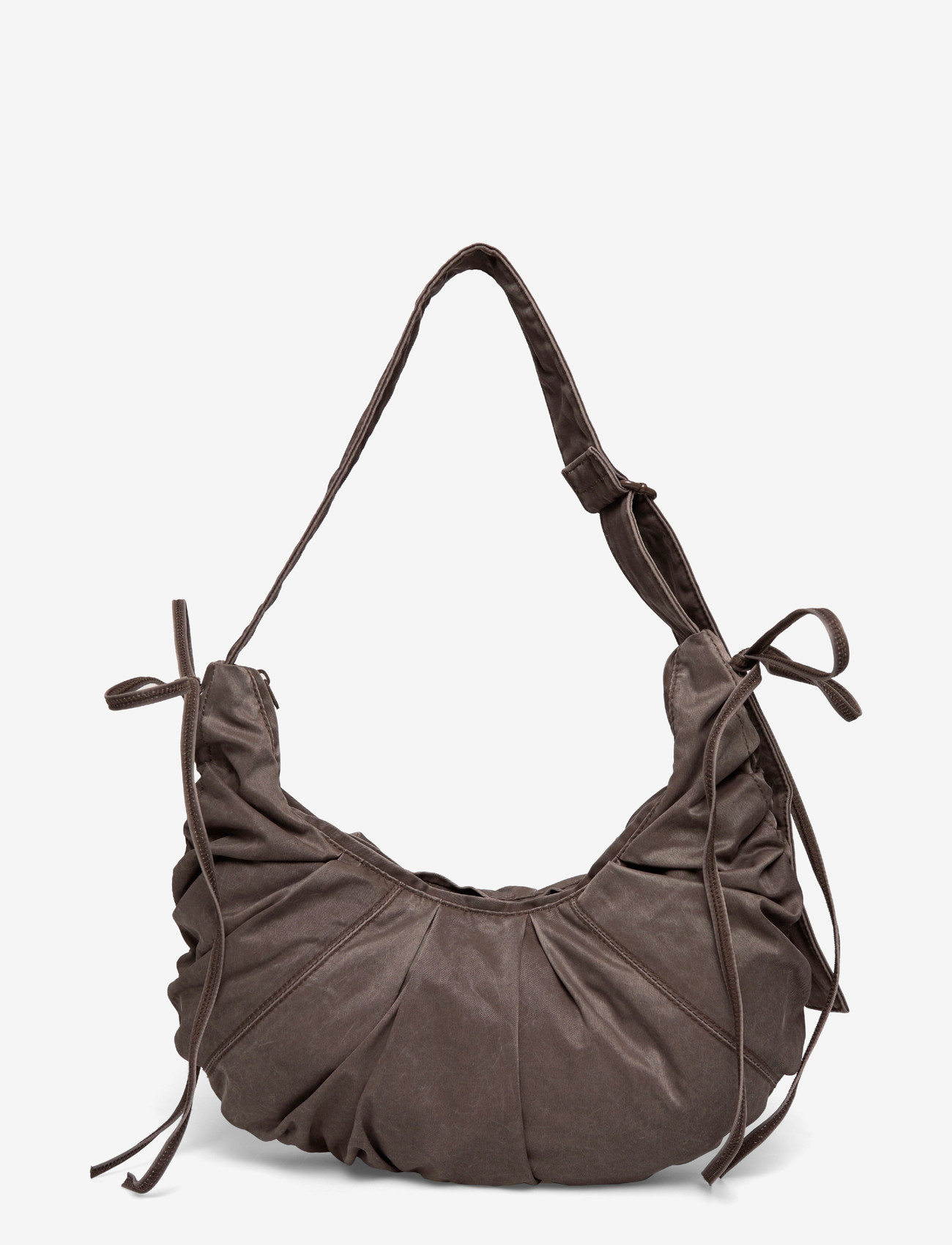 Weekday - Ruched Crossbody Bag - fashion trends - dark brown - 0