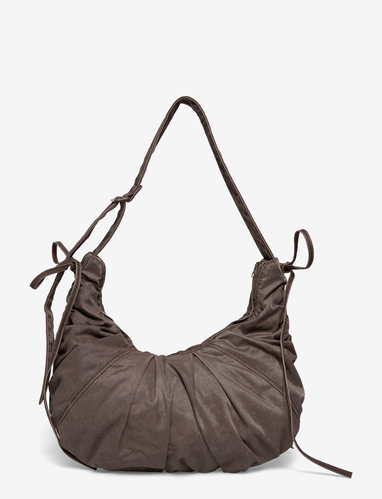 Weekday - Ruched Crossbody Bag - fashion trends - dark brown - 1
