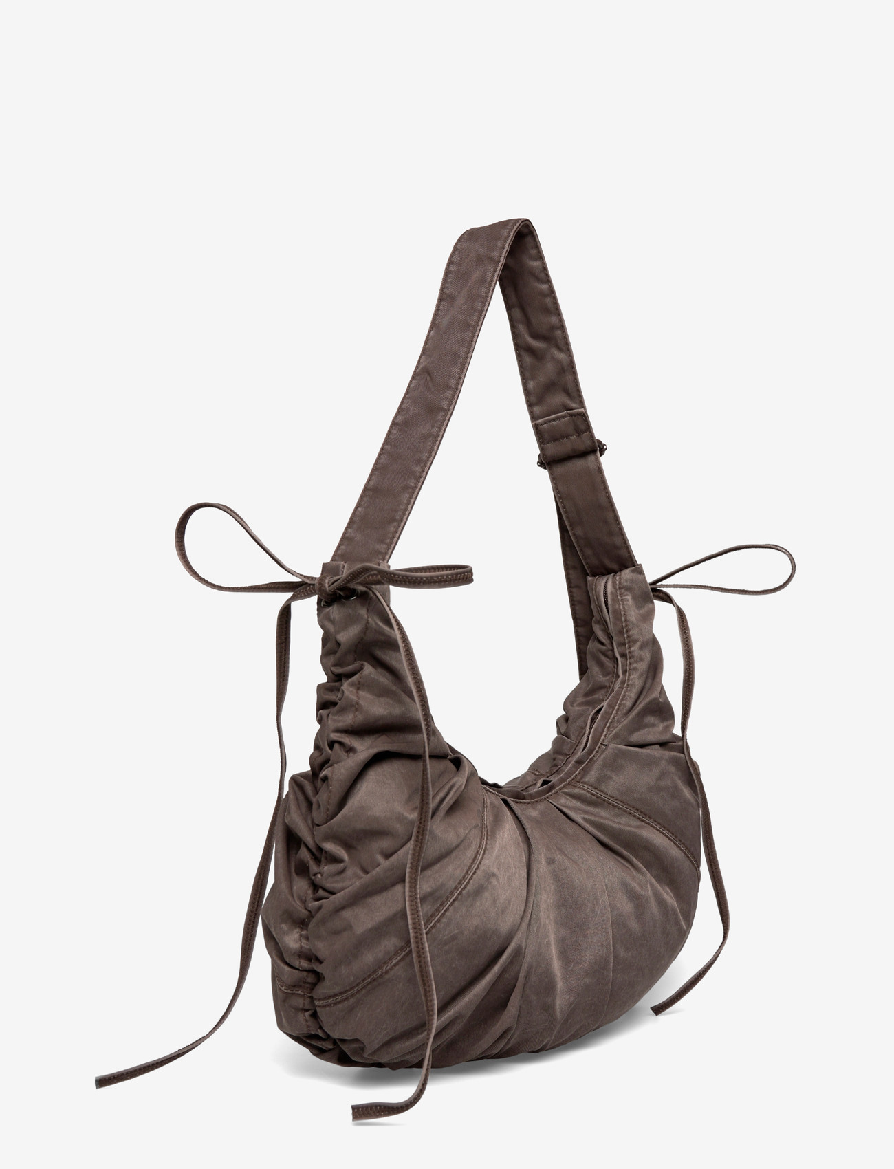 Weekday - Ruched Crossbody Bag - fashion trends - dark brown - 2