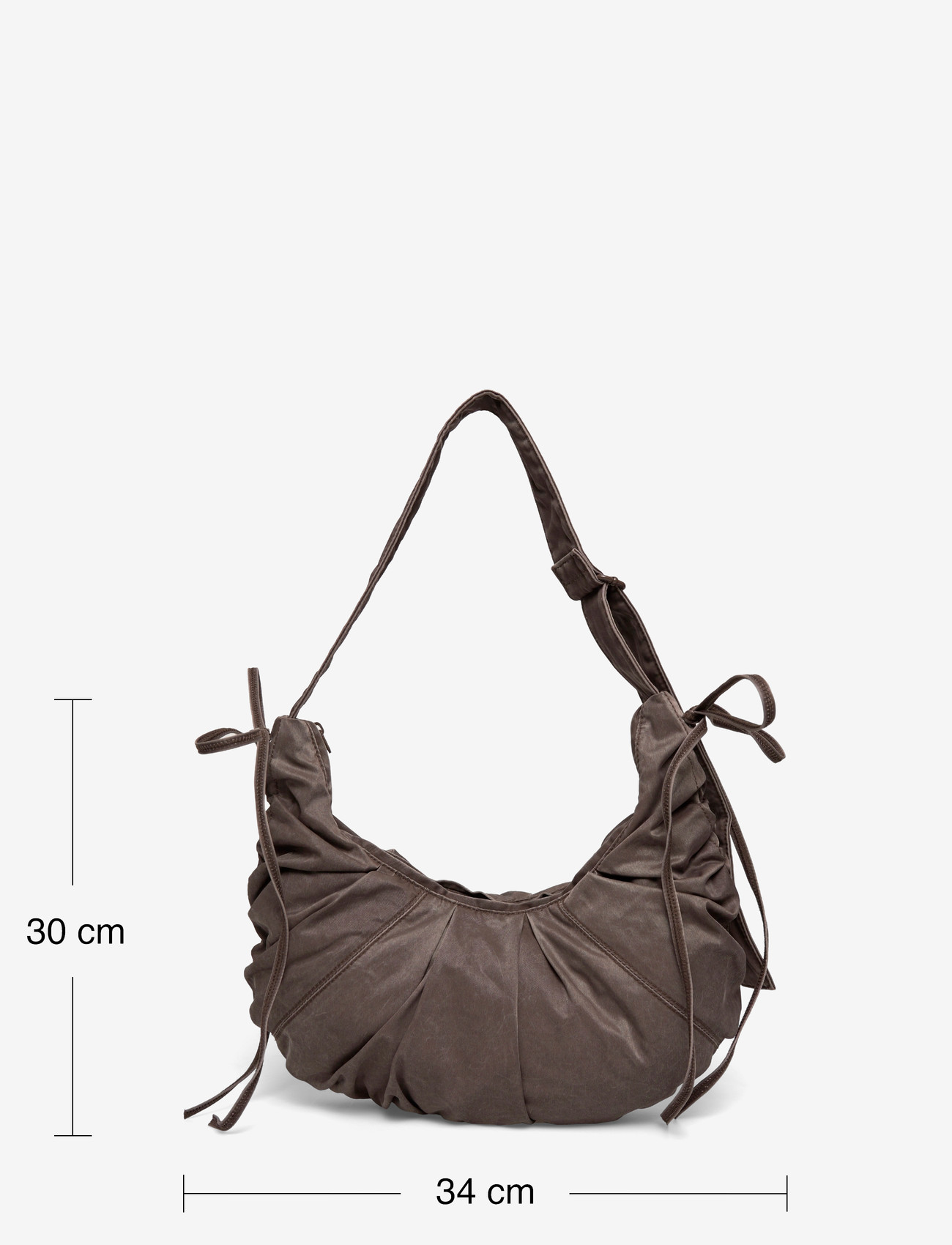 Weekday - Ruched Crossbody Bag - fashion trends - dark brown - 3
