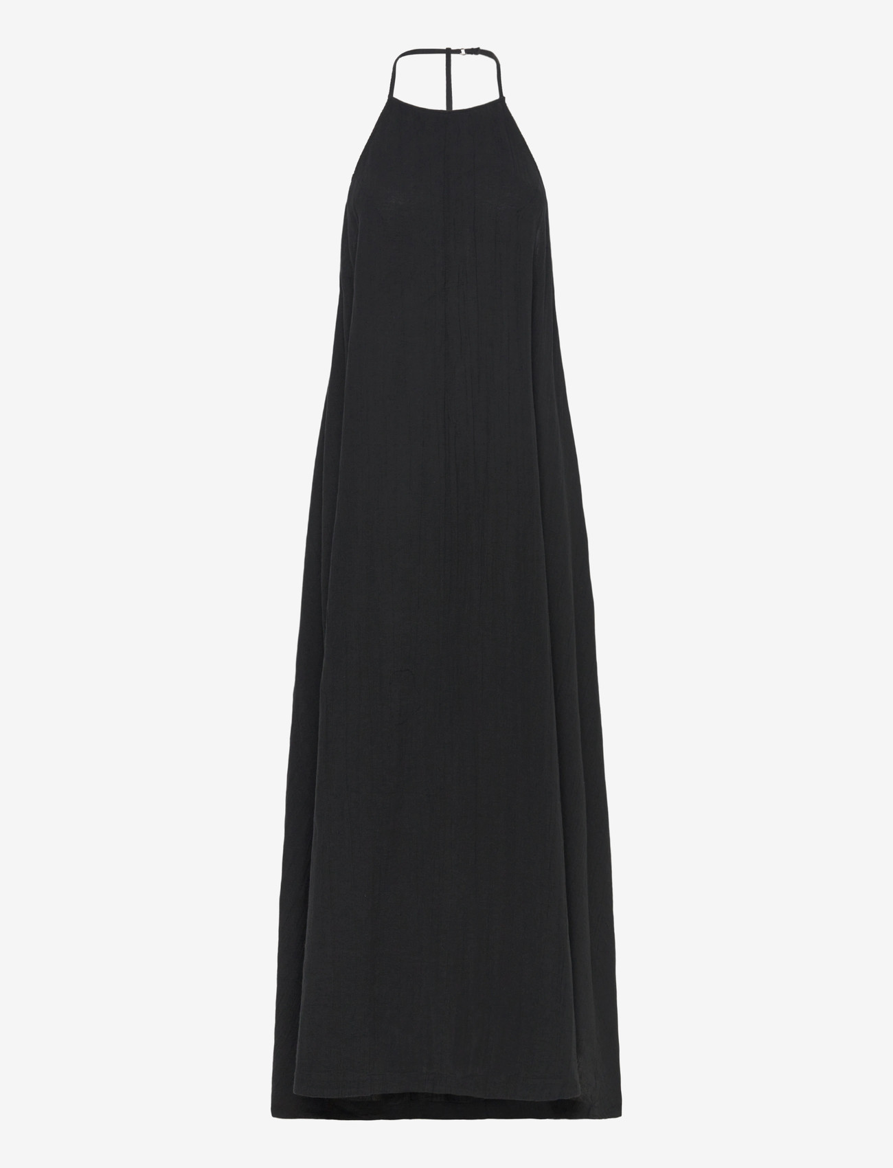 Weekday - Cowl Neck A-Line Dress - sommerkjoler - black - 0