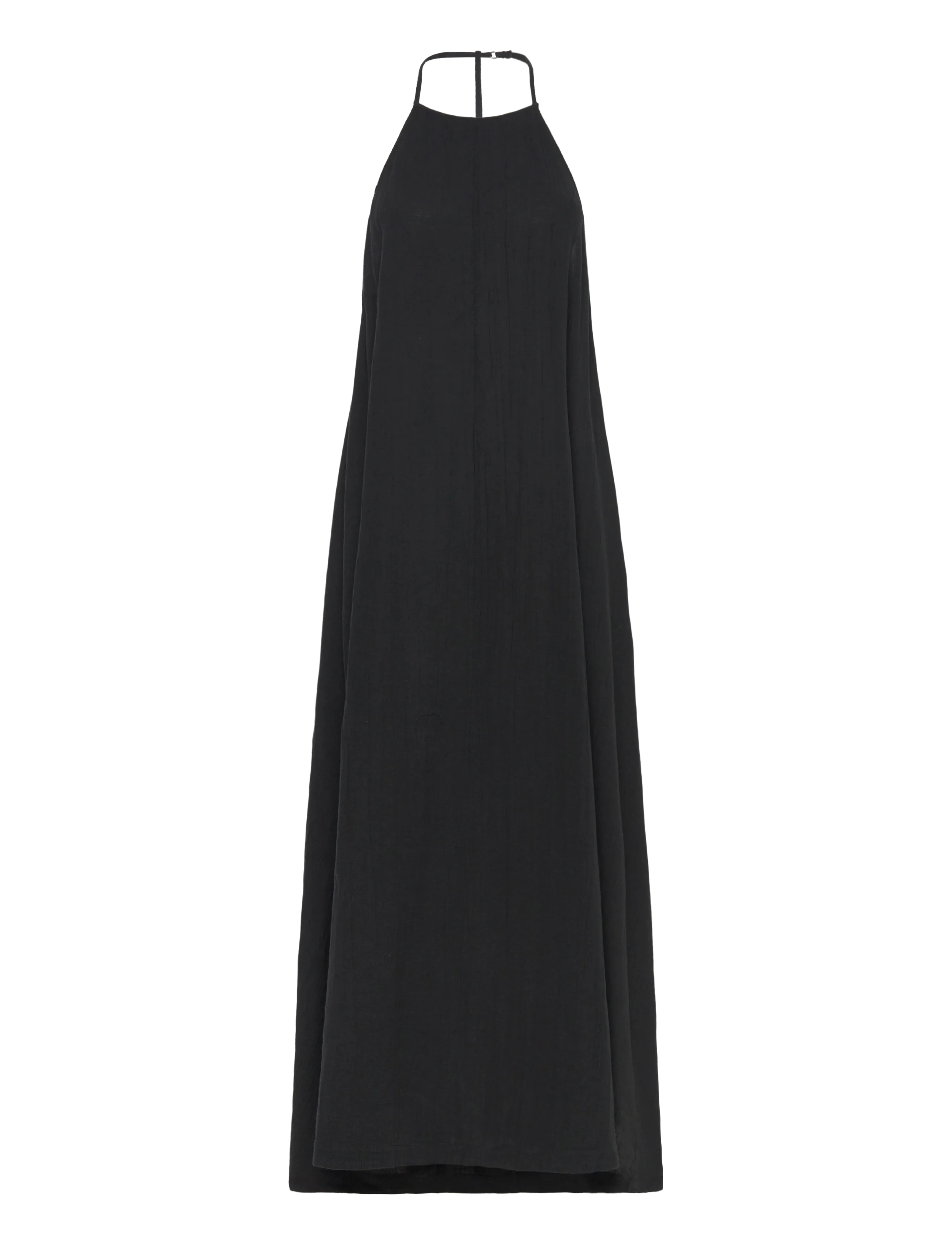 Weekday Cowl Neck A-Line Dress - Modern femininity - BLACK / black