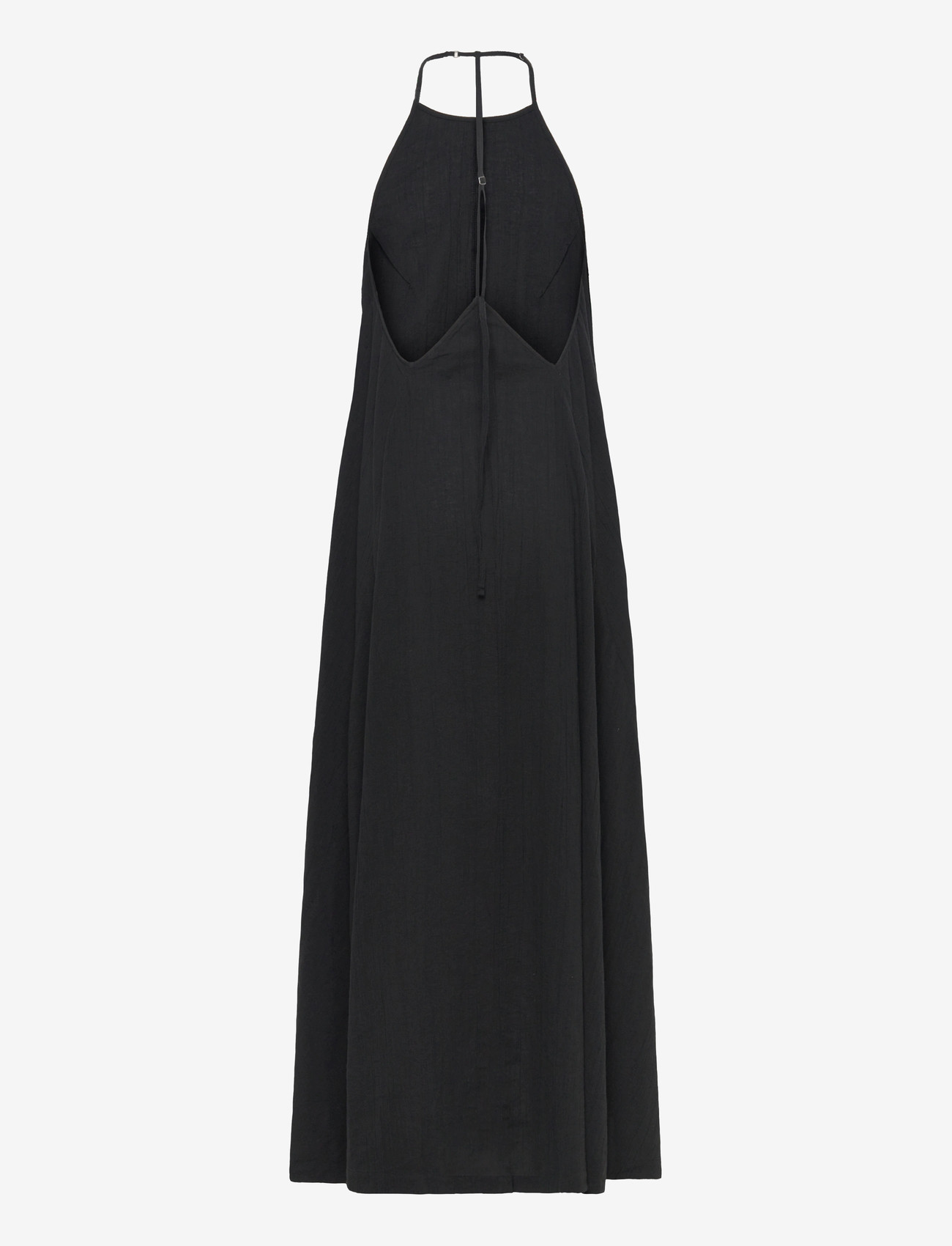 Weekday - Cowl Neck A-Line Dress - sommerkjoler - black - 1