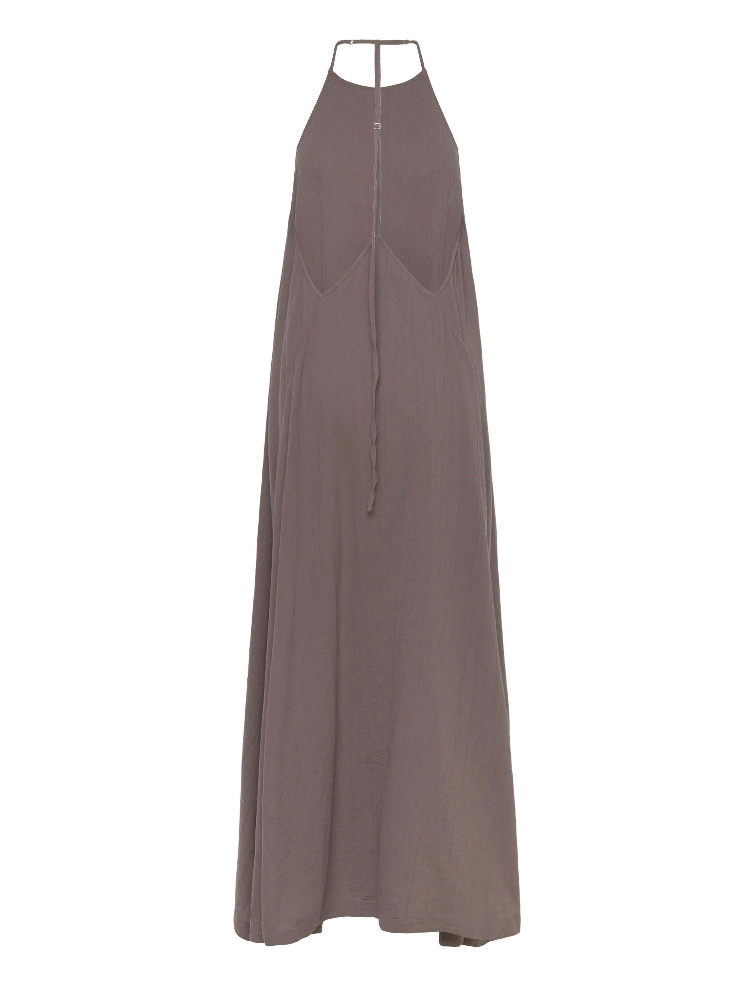 Weekday - Cowl Neck A-Line Dress - sukienki letnie - light mole - 1