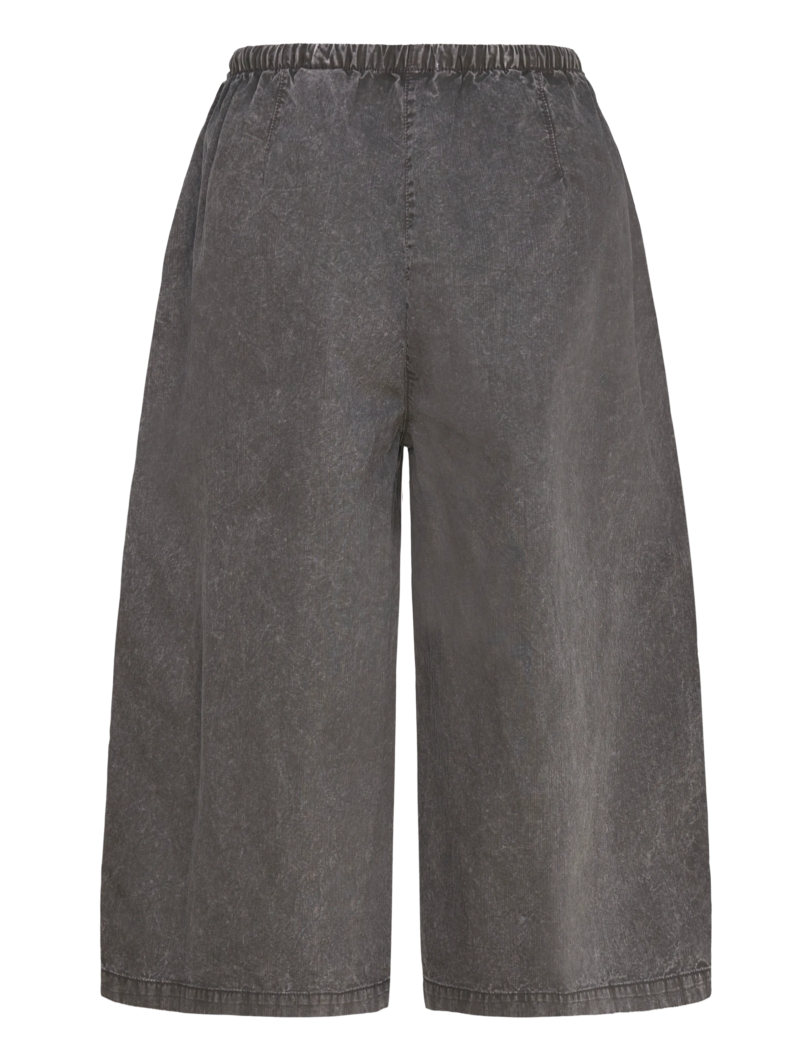 Weekday - Low Rise Loose Cropped Trousers - culotte püksid - dark grey - 2