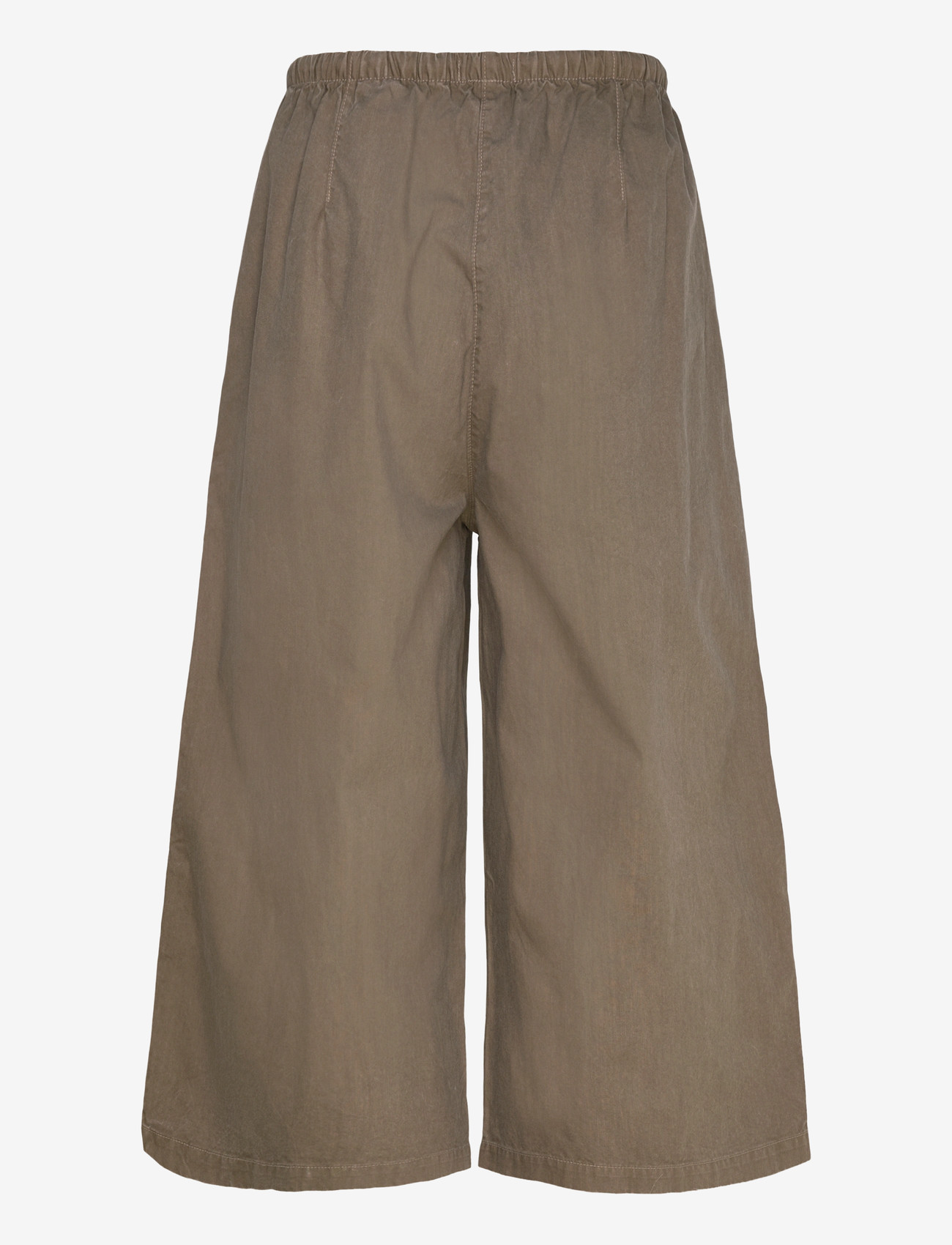 Weekday - Low Rise Loose Cropped Trousers - culottes - dark mole - 2