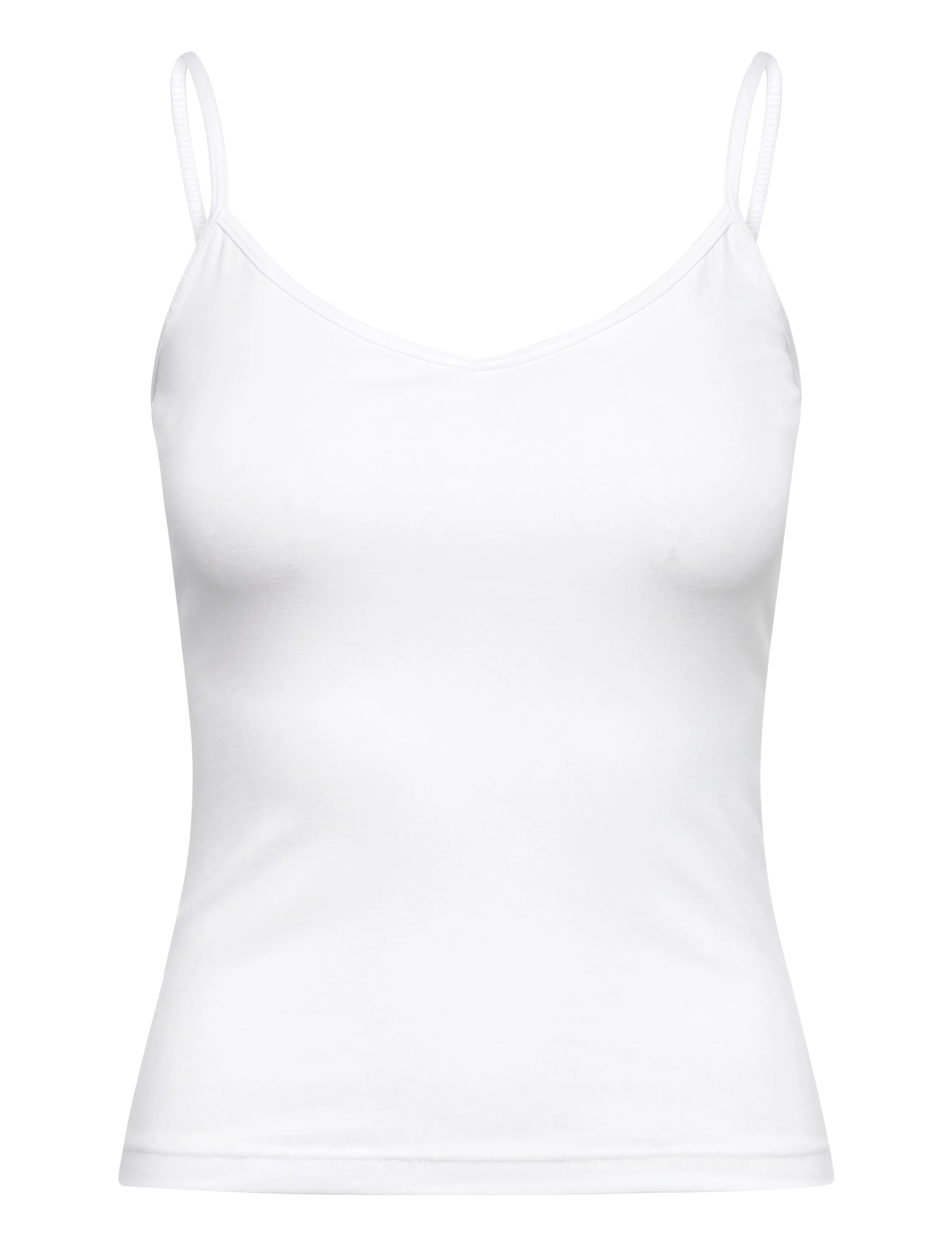 Weekday - Slim V-Neck Cotton Singlet