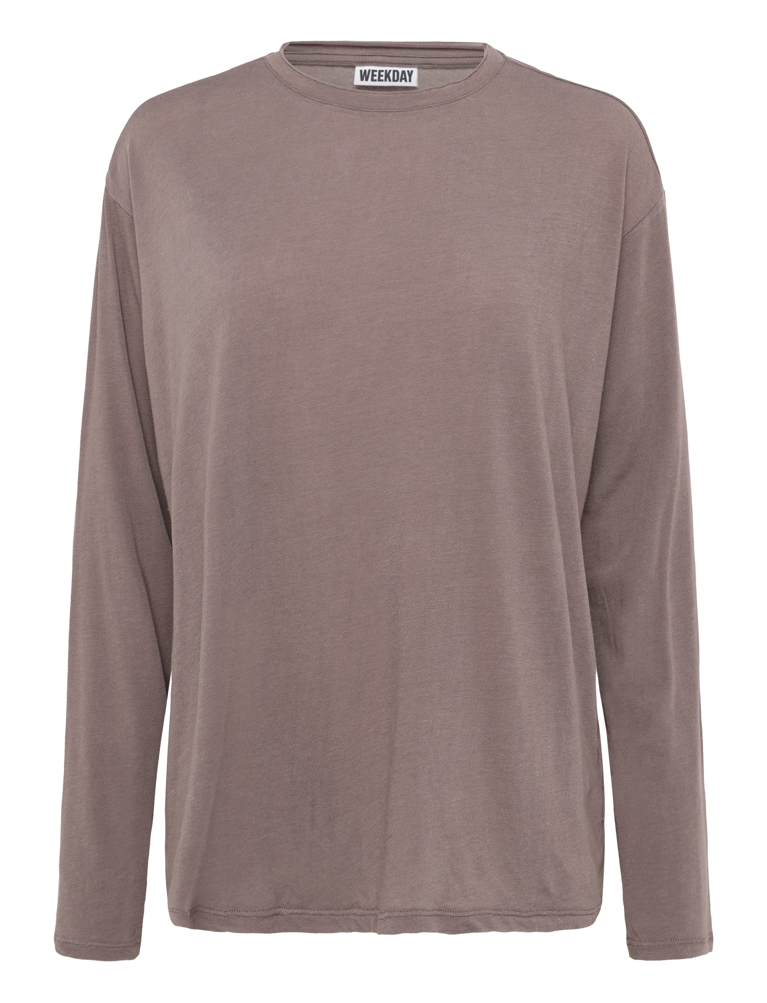 Weekday Loose Long-Sleeved T-Shirt, M, T-shirts & Oberteile, Lila - Long-sleeved, Frauen