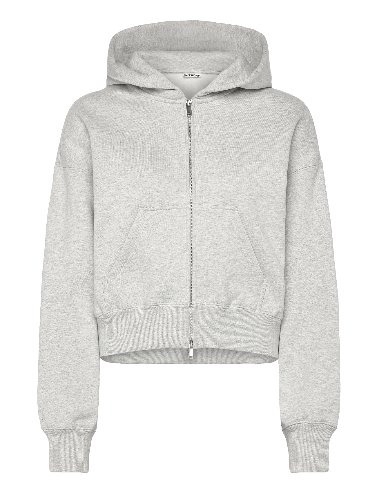 Weekday - Cropped Boxy Zip Hoodie