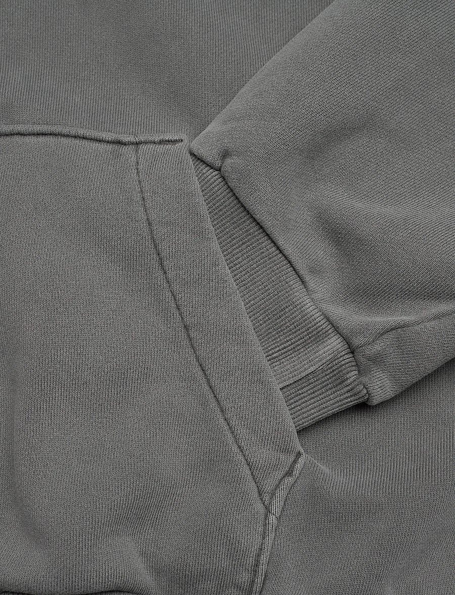 Weekday - Loose Heavyweight Cotton Hoodie - kapuutsiga pusad - washed grey - 3