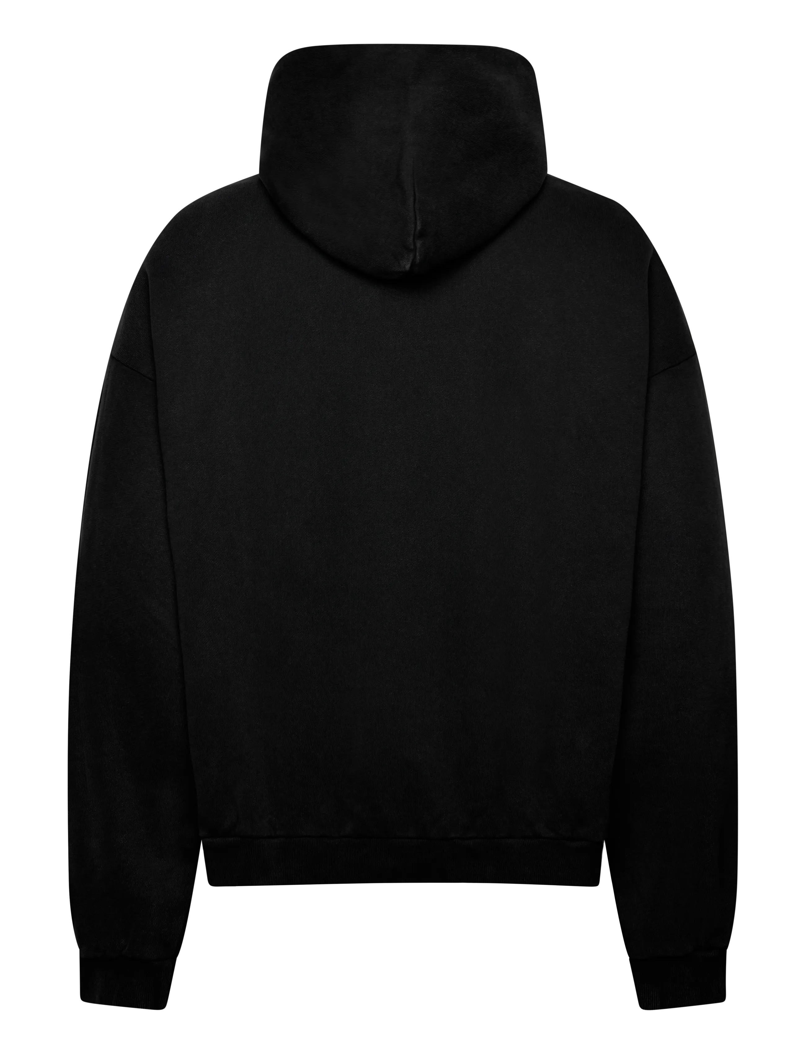 Weekday - Loose Heavyweight Cotton Hoodie - kapuzenpullover - worn black - 1