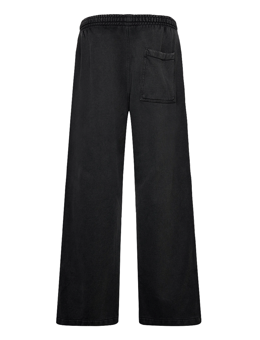 Weekday - Loose Heavyweight Cotton Sweatpants - nach anlass kaufen - worn black - 1