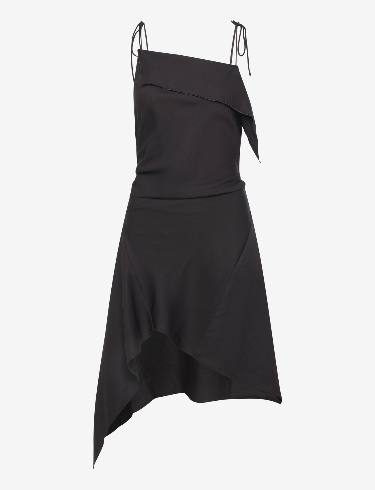 Weekday - Assymetric Dress - minikleidid - black - 0