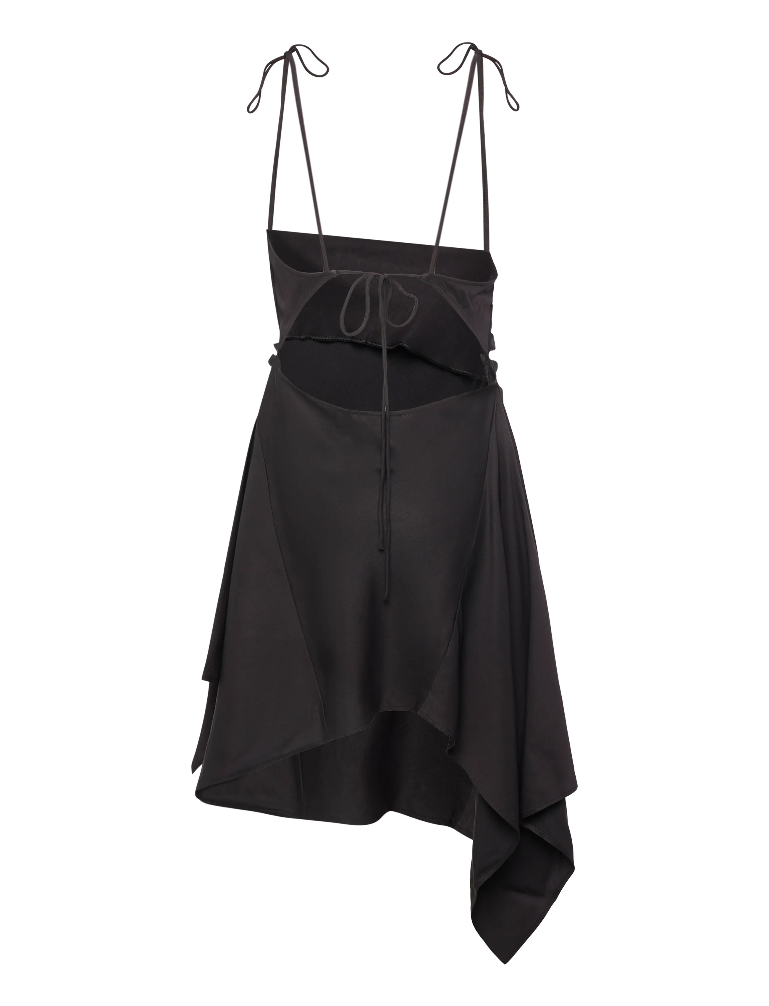 Weekday - Assymetric Dress - lyhyet mekot - black - 1