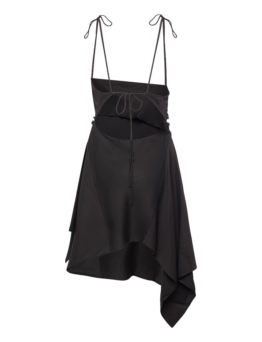 Weekday - Assymetric Dress - minikleidid - black - 1