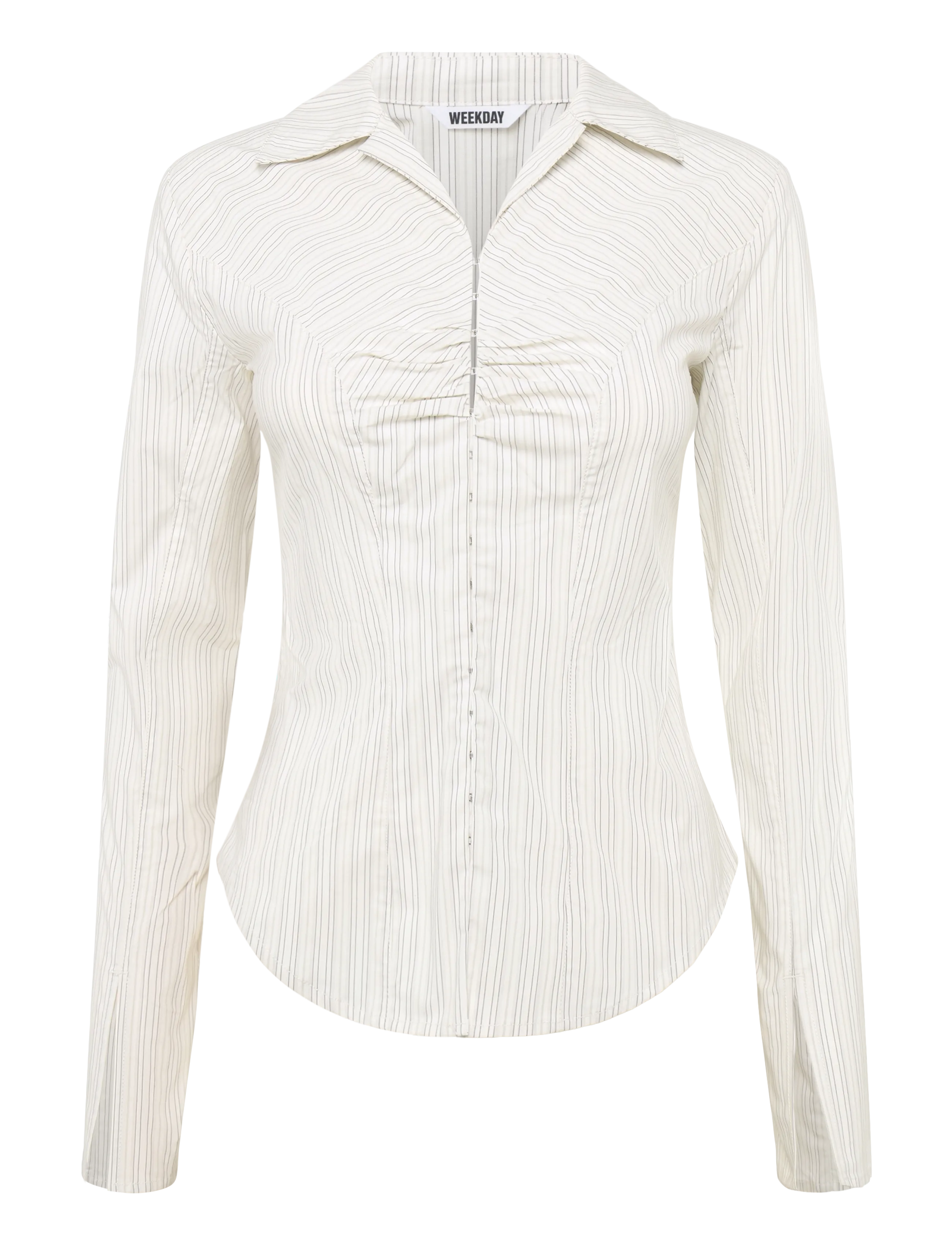 Weekday Hook Shirt, 36, Shirts, Weiß - Long-sleeved, Frauen