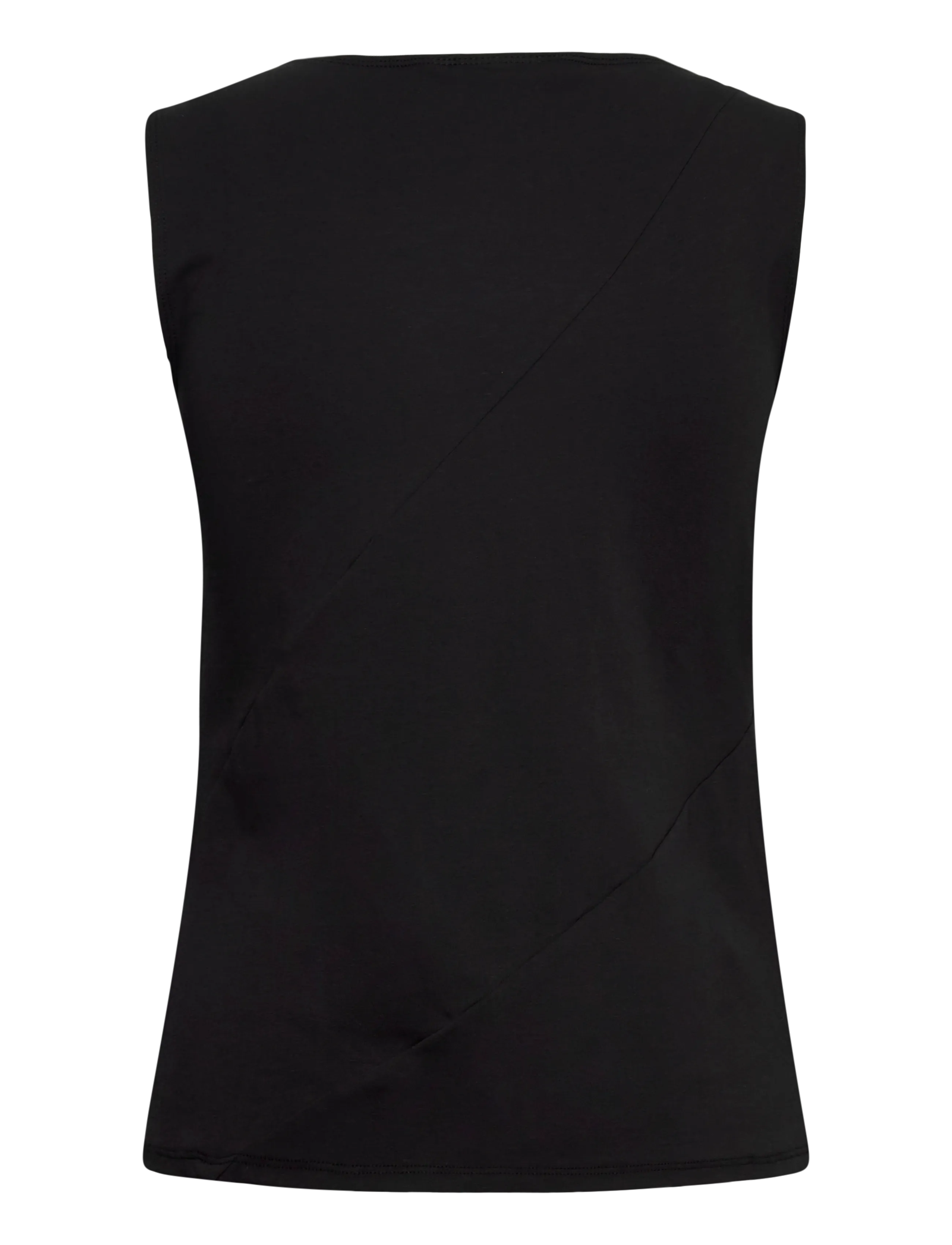 Weekday - Slim Pierced Seam Sleeveless Top - black - 1
