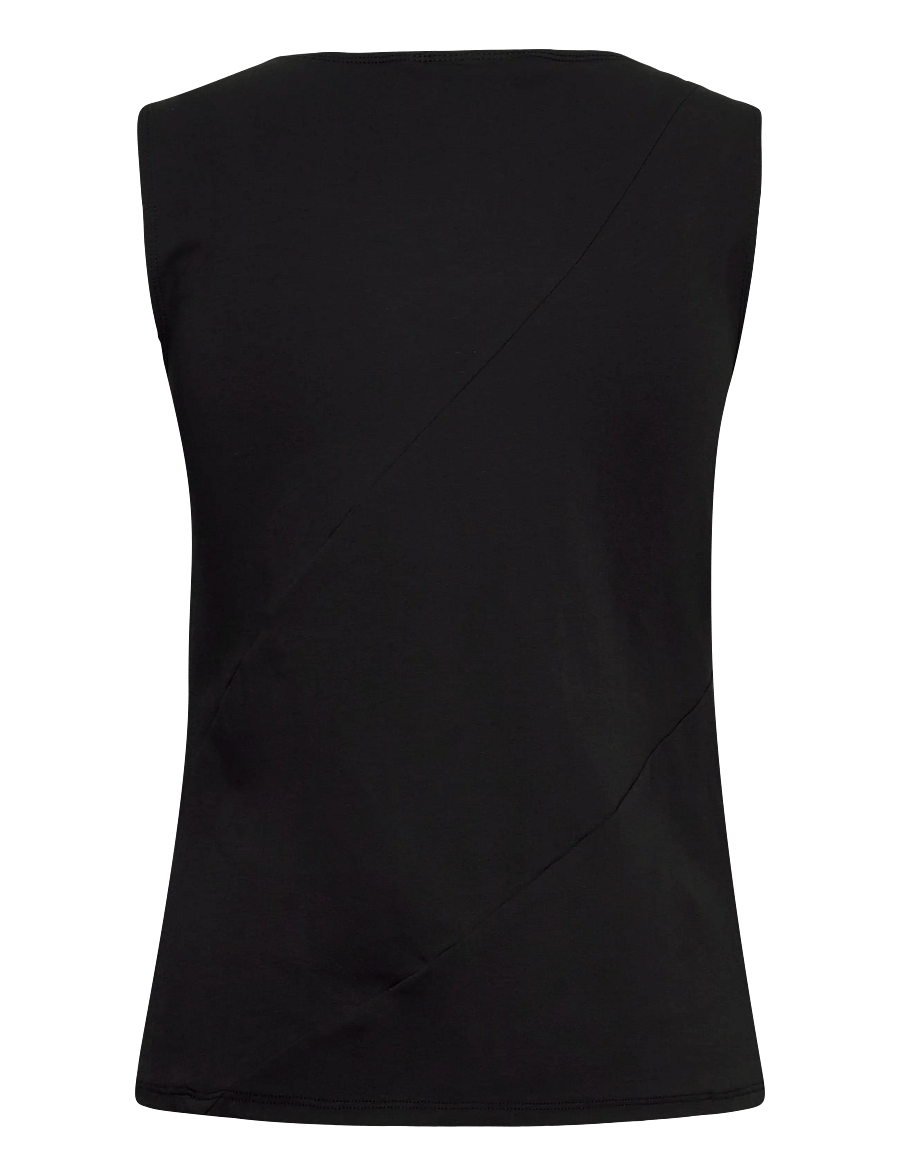 Weekday - Avril Piercing Top - sleeveless tops - black - 1