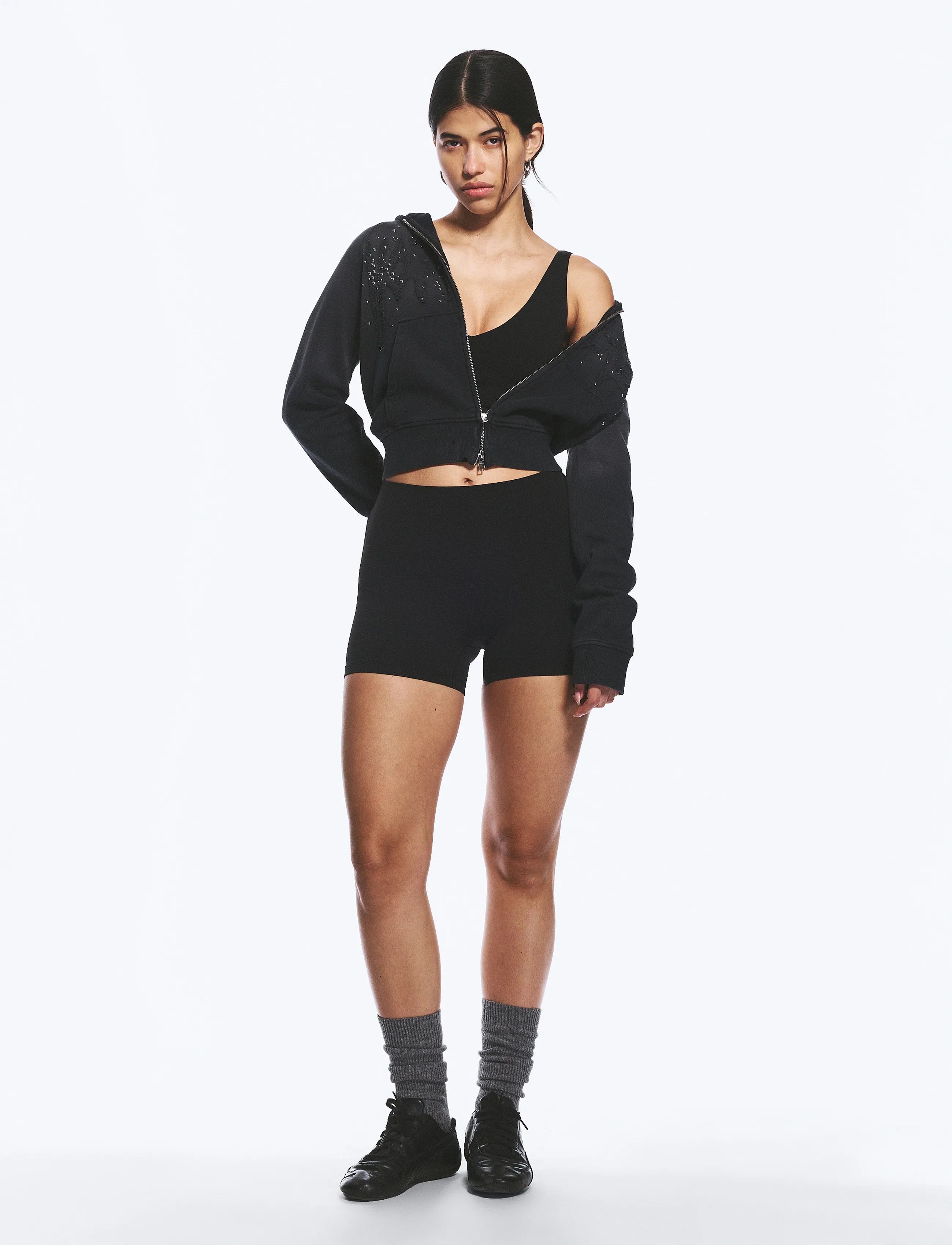 Weekday Biker Shorts, M, Schwarz - Cycling Frauen