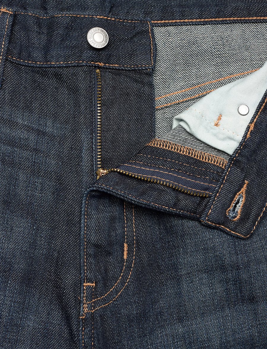 Weekday - Solar Regular Waist Loose Wide Unisex Jeans - loose jeans - deep sea blue - 3
