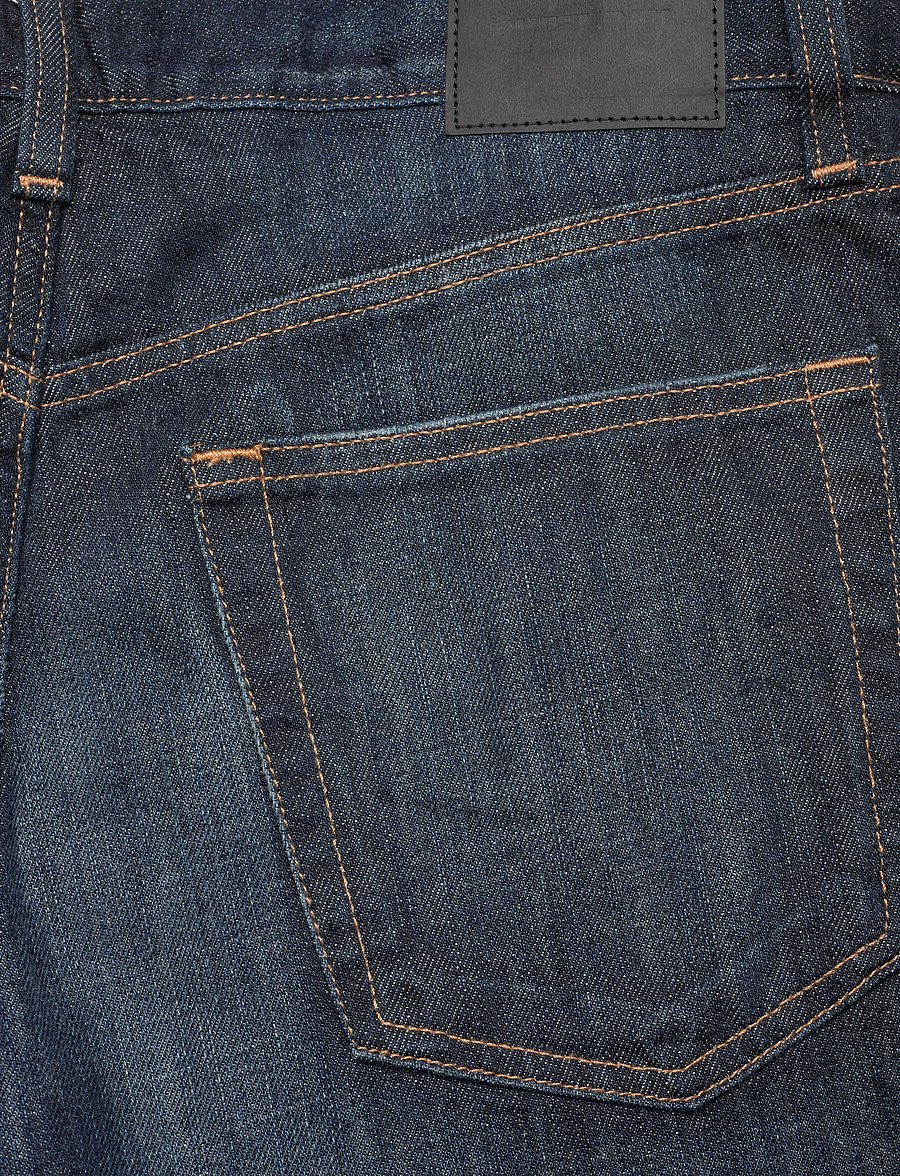 Weekday - Solar Regular Waist Loose Wide Unisex Jeans - loose jeans - deep sea blue - 4