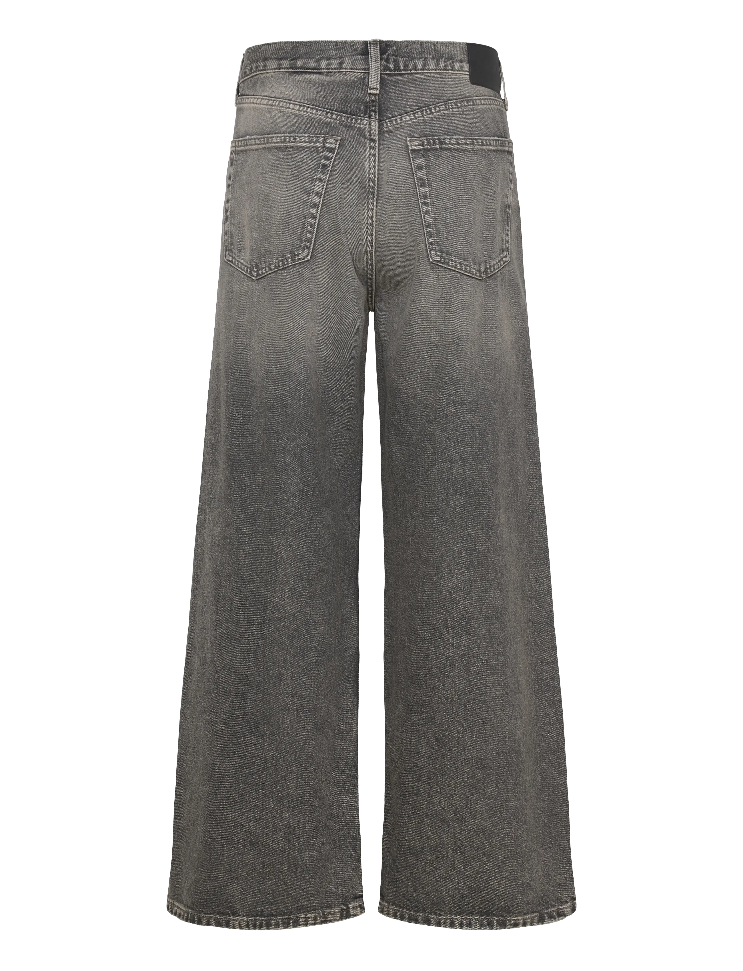 Weekday - Solar Loose Wide Leg Unisex Jeans - loose jeans - redondo black - 2