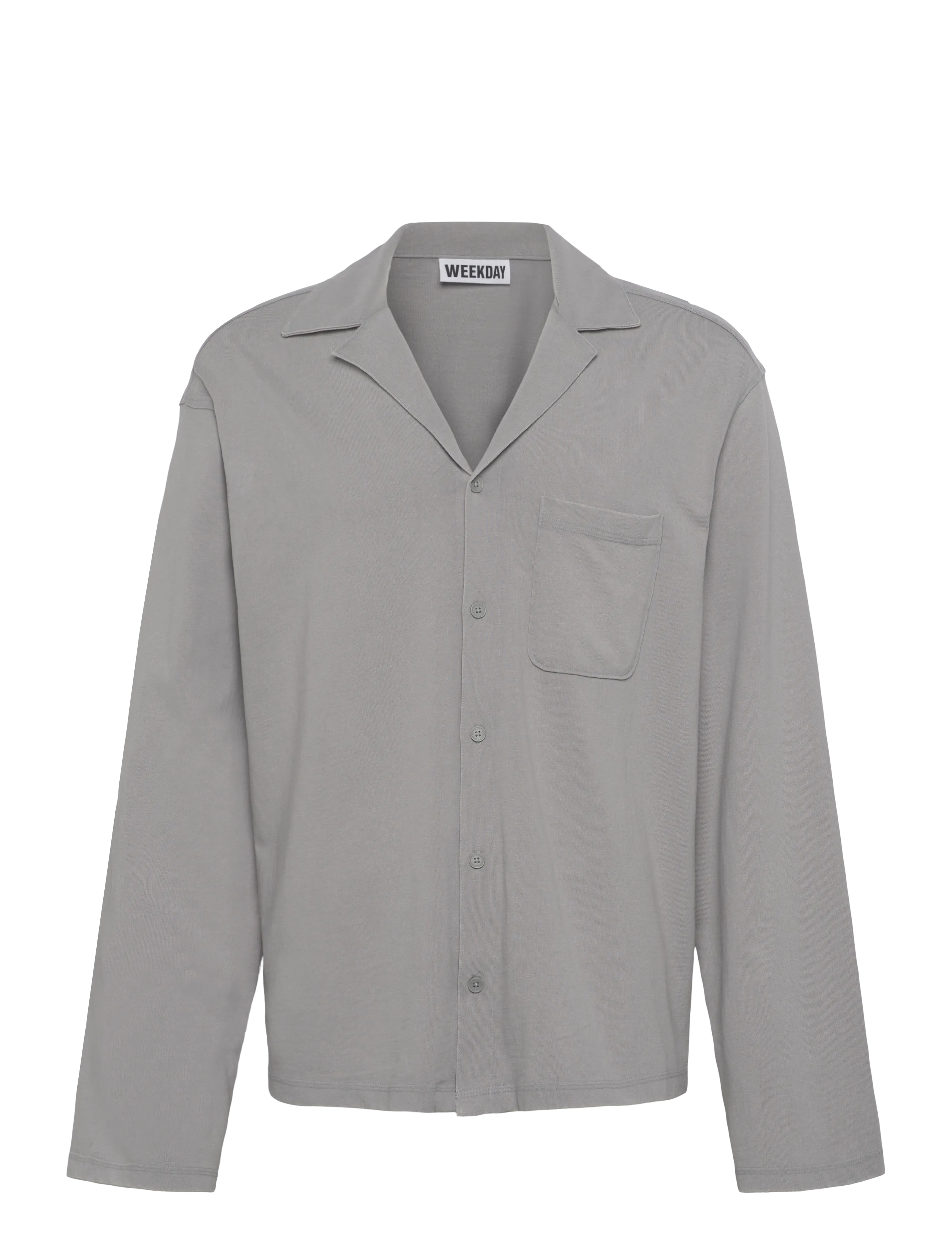 Weekday Pyjama Shirt, XS, Grey, Nat- Og Loungewear > Toppe, Herre