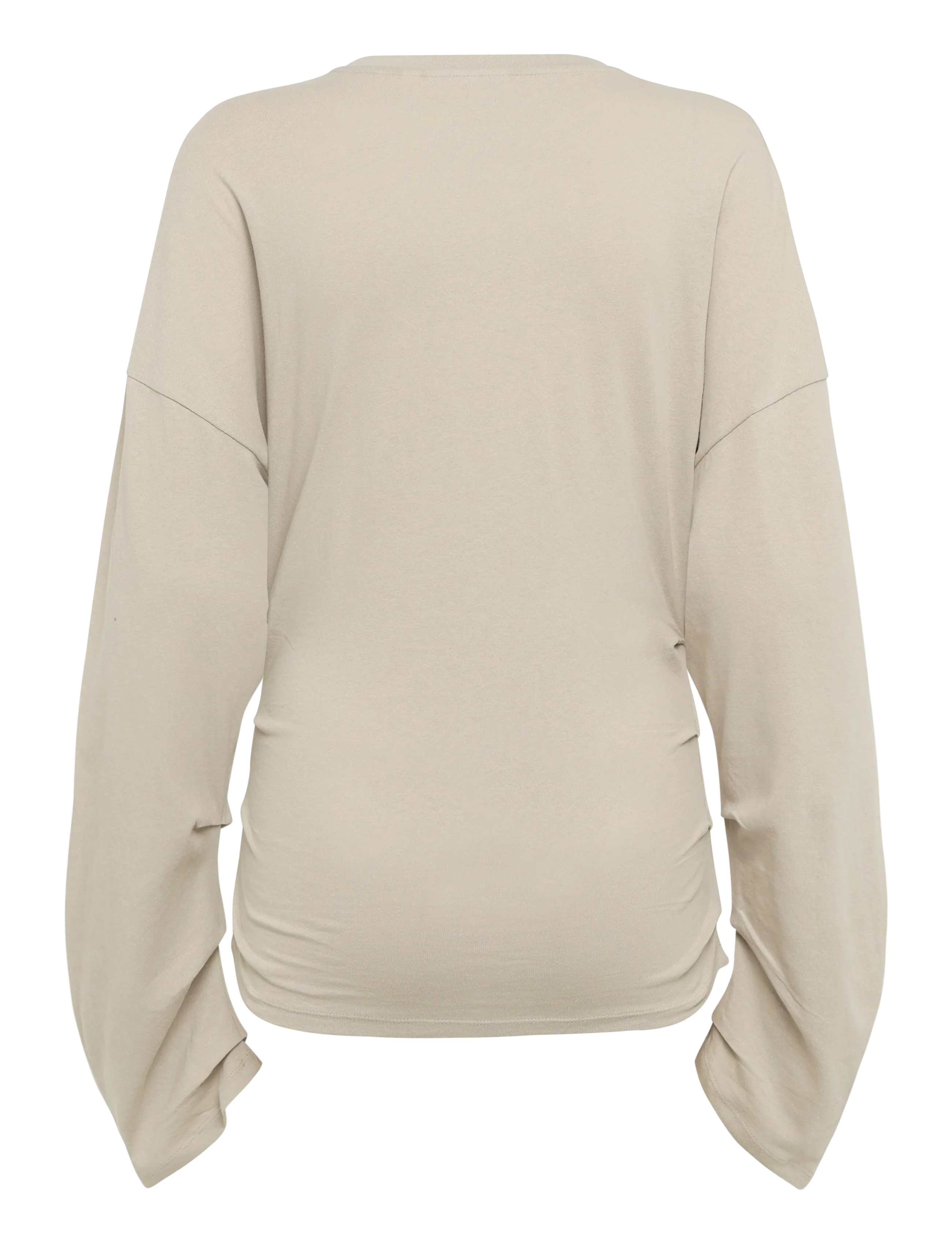 Weekday - Pleated Long-Sleeved Top - langærmede toppe - mole - 1