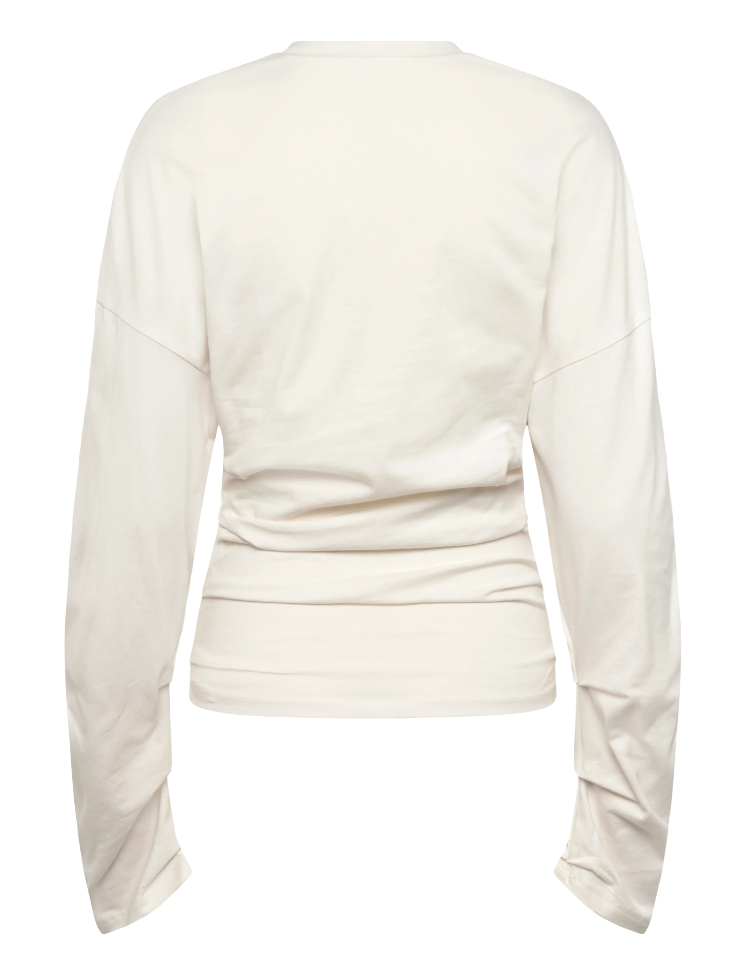 Weekday - Pleated Long-Sleeved Top - pikkade varrukatega alussärgid - off white - 1