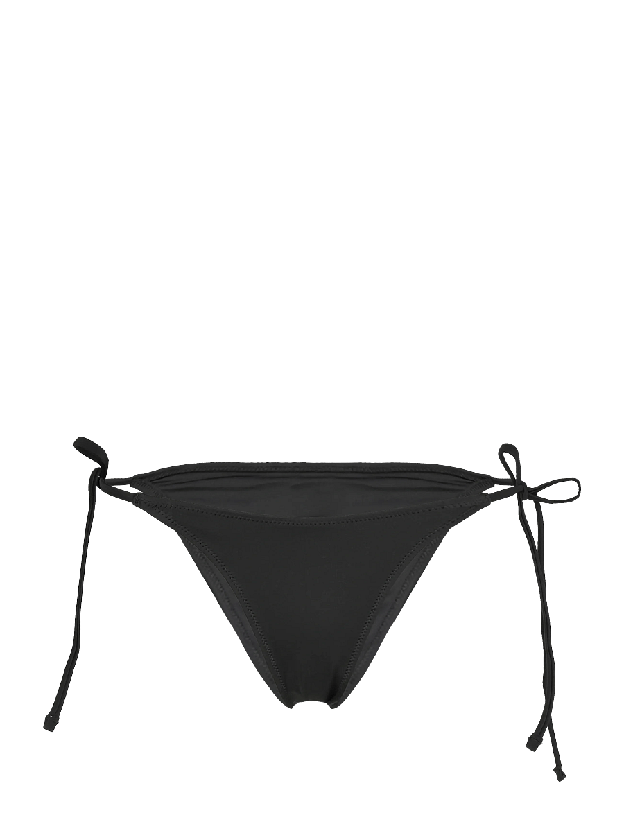 Weekday - Mid Rise Brazilian Tie Bikini Bottoms - brazilian bikinier - black - 0