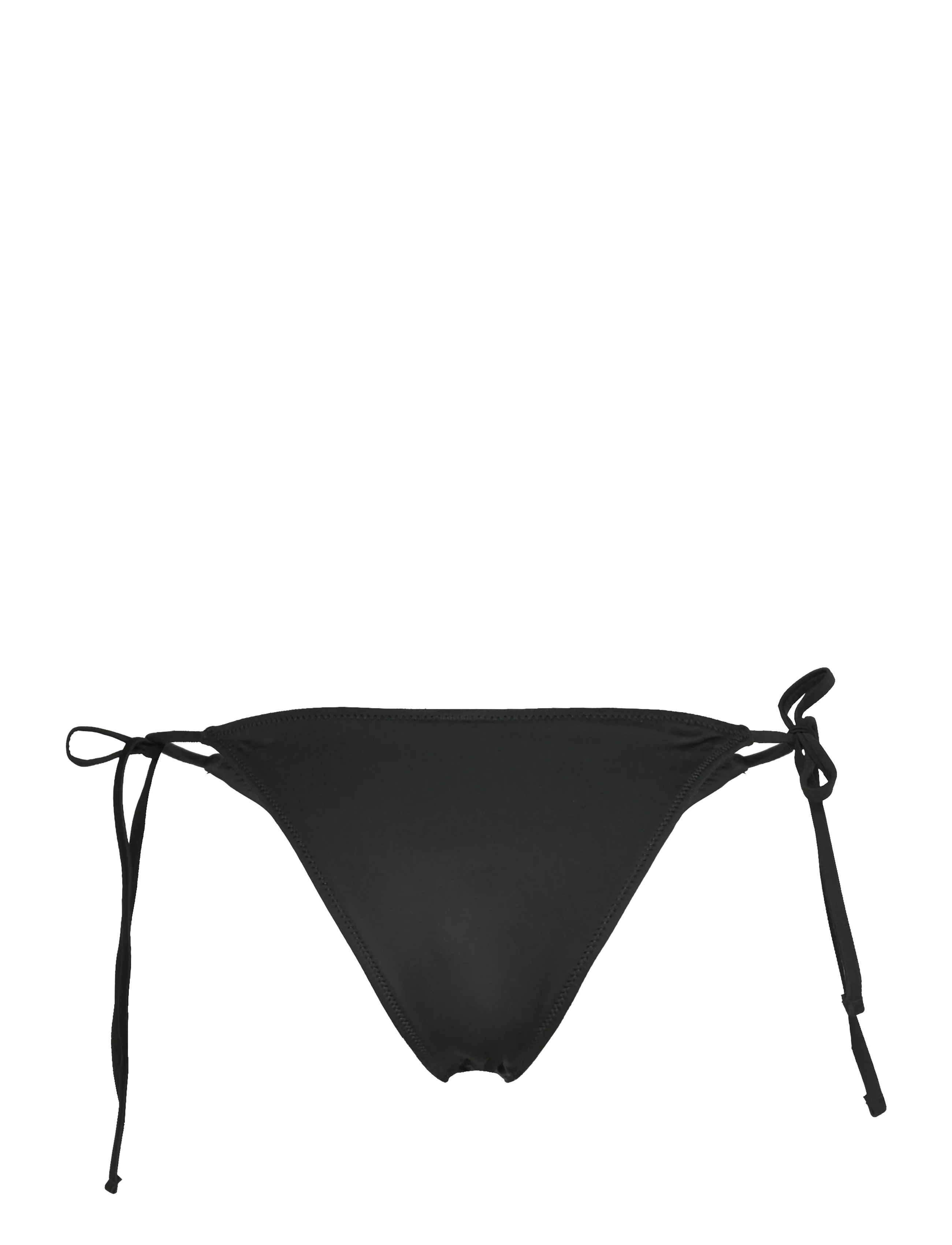 Weekday - Mid Rise Brazilian Tie Bikini Bottoms - brazilian bikinis - black - 1