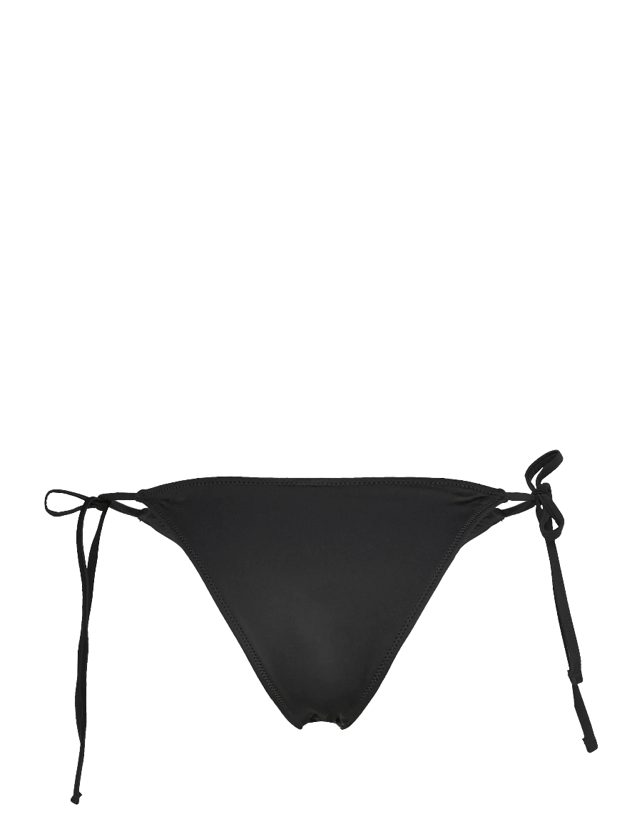 Weekday - Mid Rise Brazilian Tie Bikini Bottoms - brazilian bikinier - black - 1