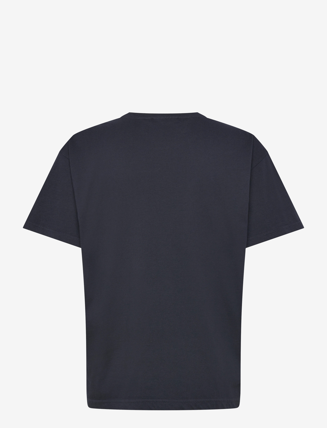 Weekday - Cotton T-shirt - t-shirts - navy - 1
