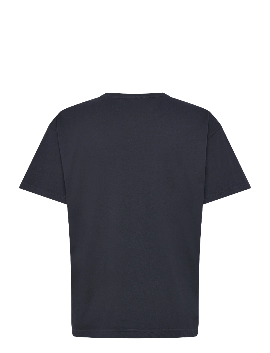 Weekday - Cotton T-shirt - t-shirts - navy - 1