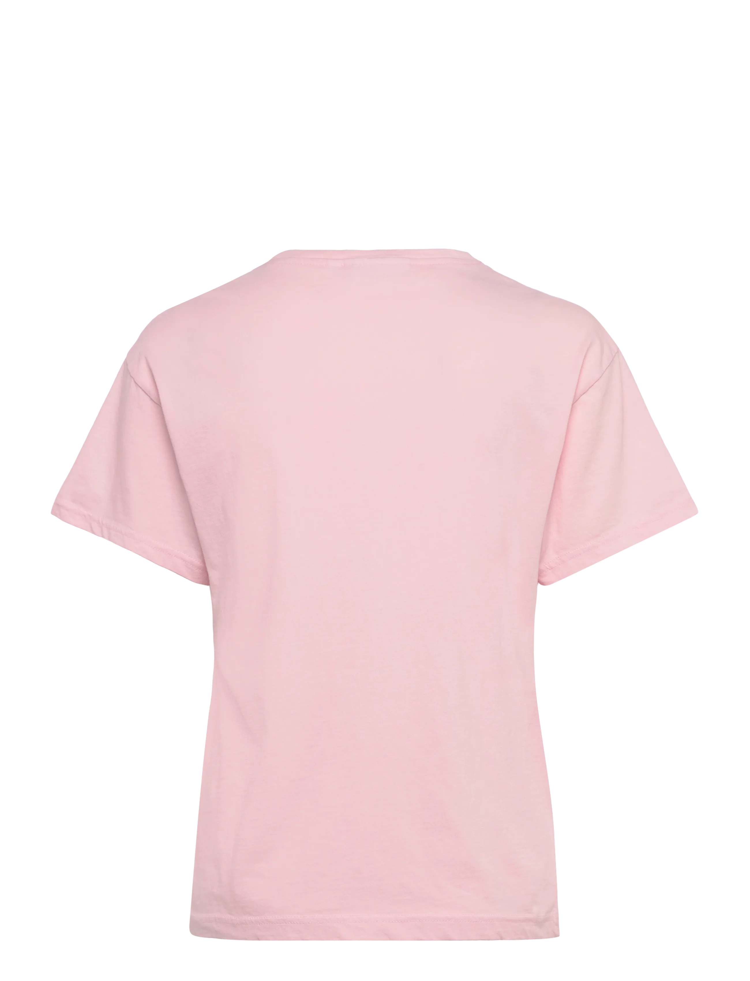 Weekday - Cotton T-shirt - marškinėliai - pink - 1